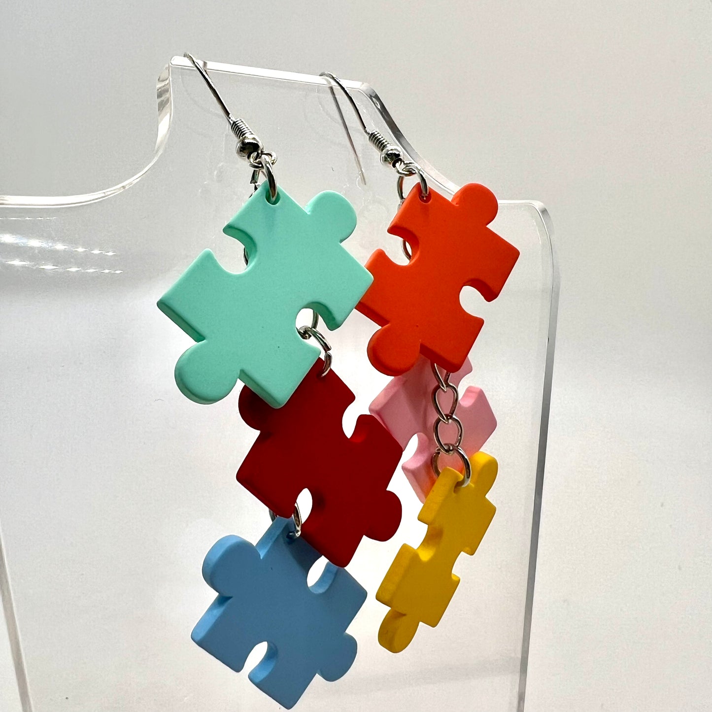 Puzzle Piece Earrings