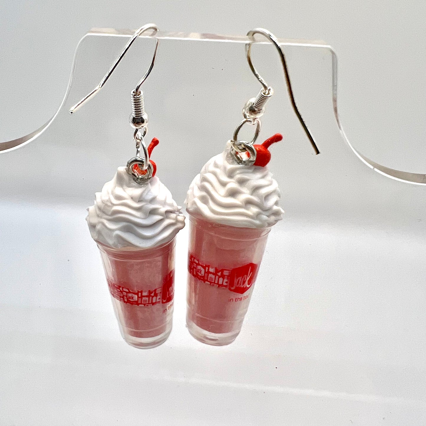 Jack in the Box Milkshake Earrings