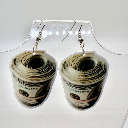 Money Roll Earrings