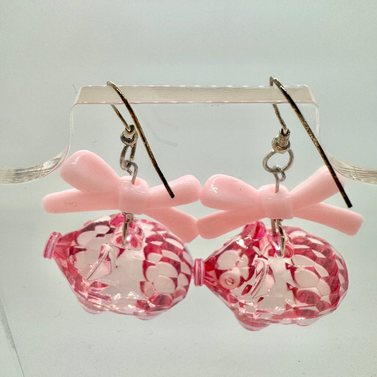 Pig and Bow Earrings
