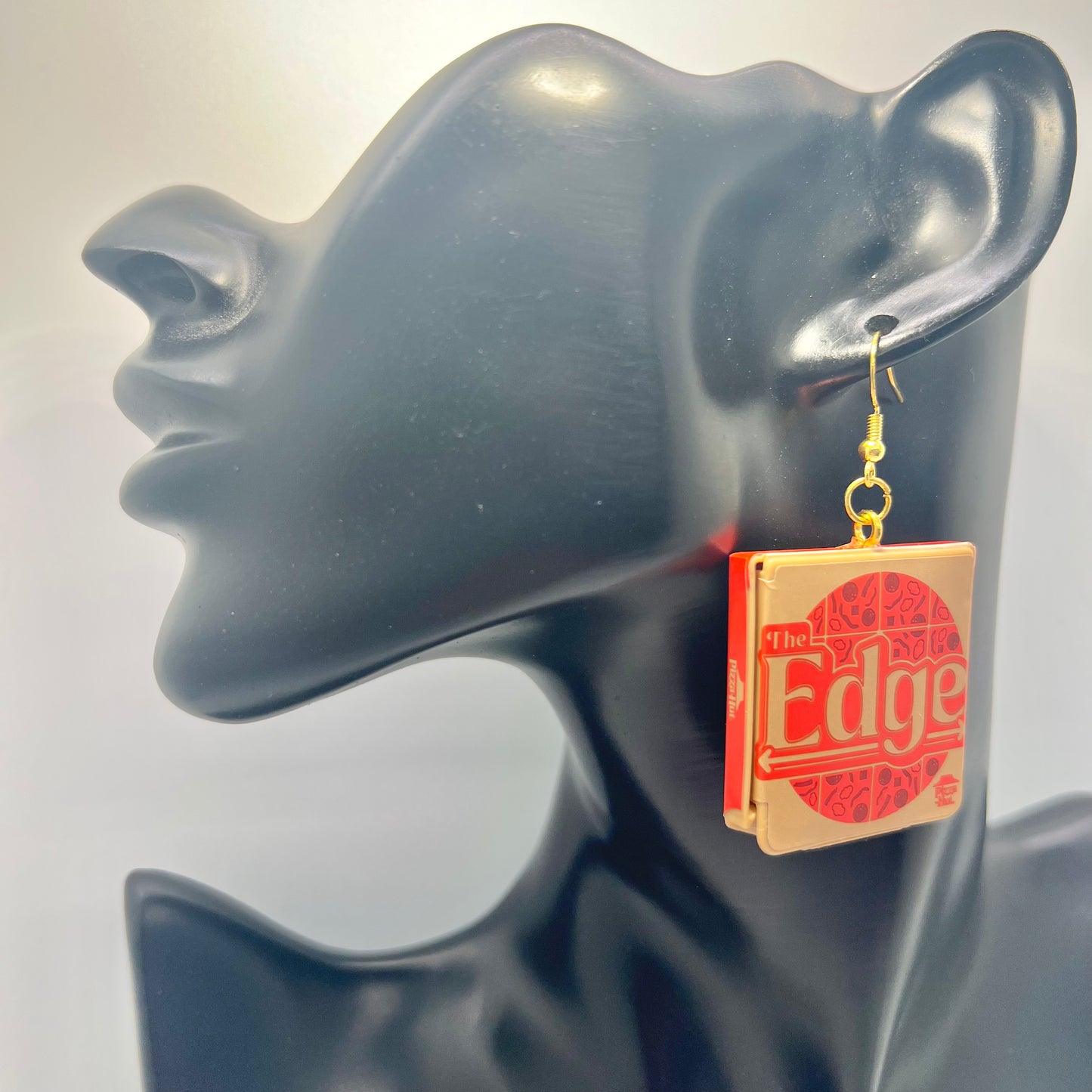 Pizza Hut Box Earrings