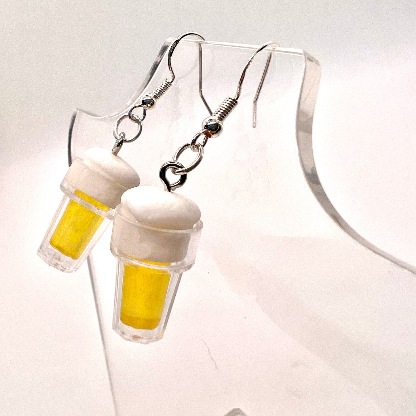 Beer Glass Earrings