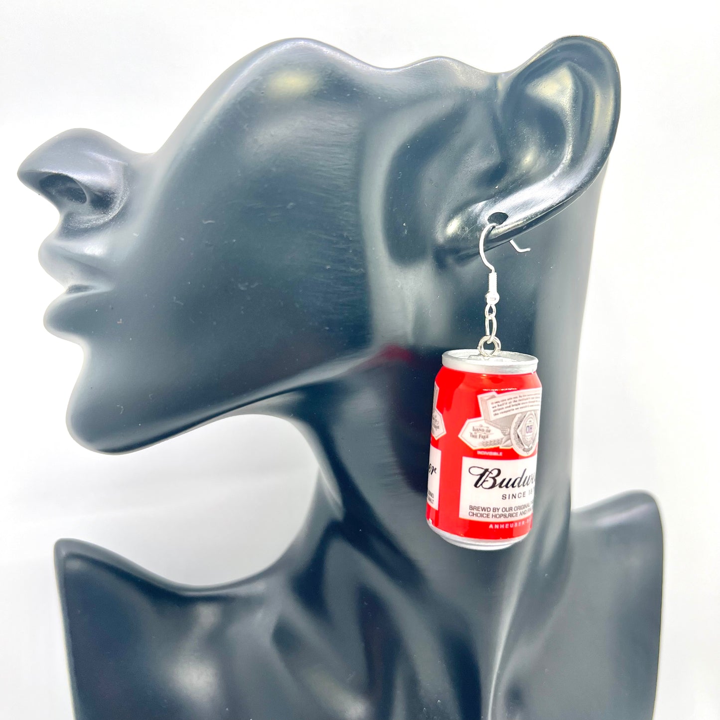 Budweiser Can Earrings