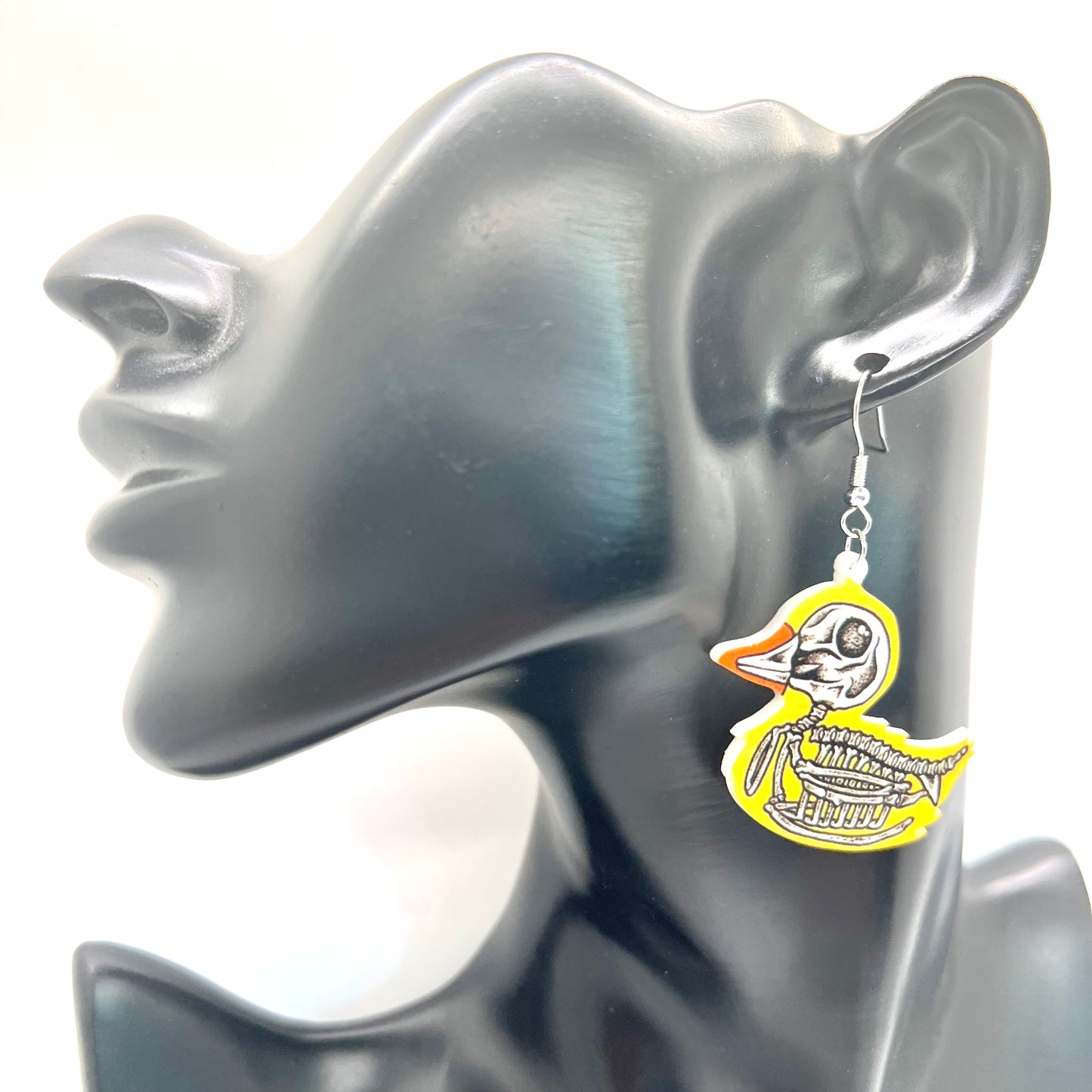 Duck Skeleton Earrings