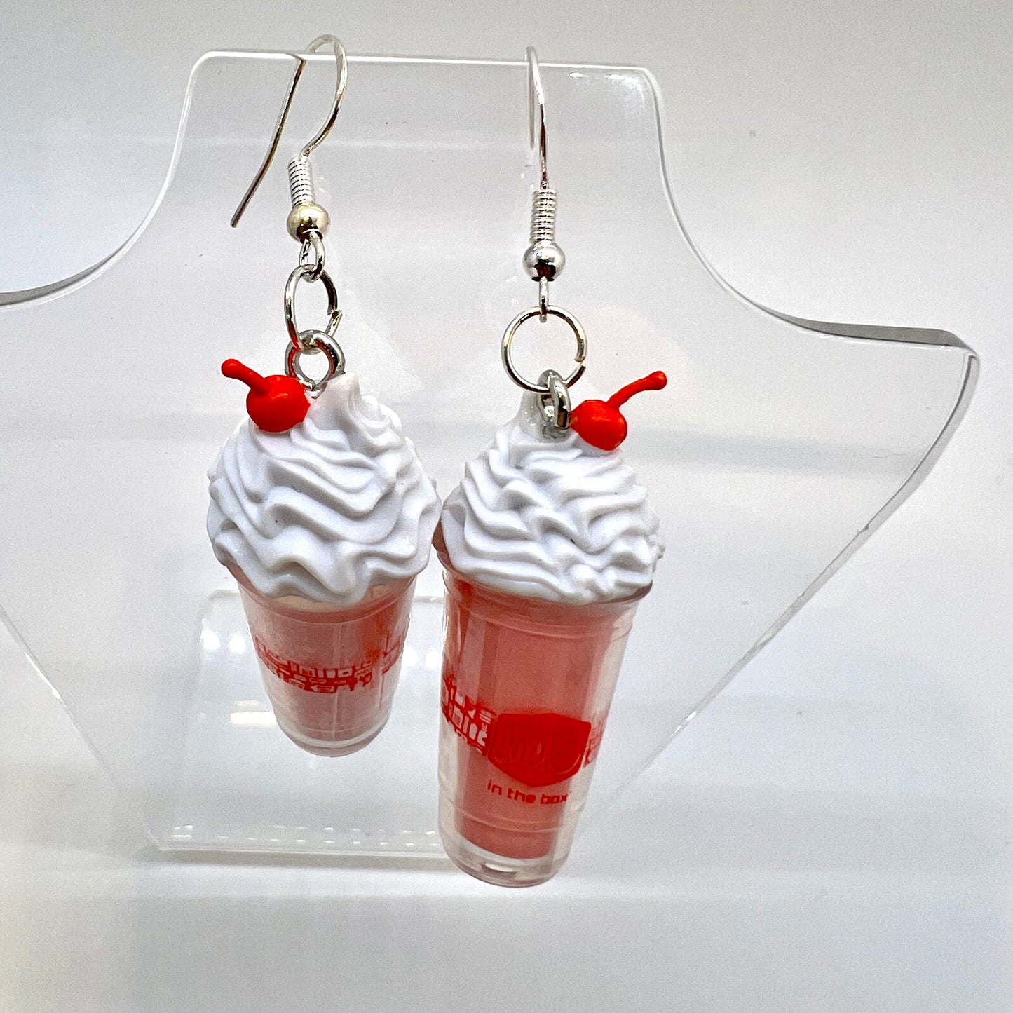 Jack in the Box Milkshake Earrings