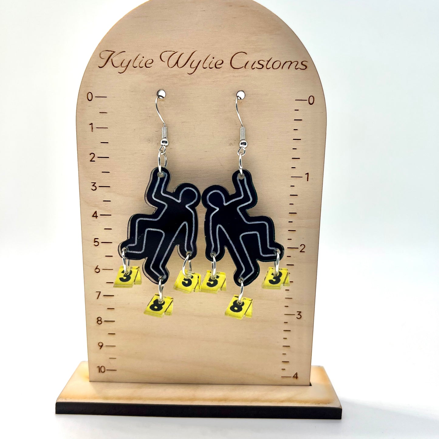 Chalk Outline Earrings