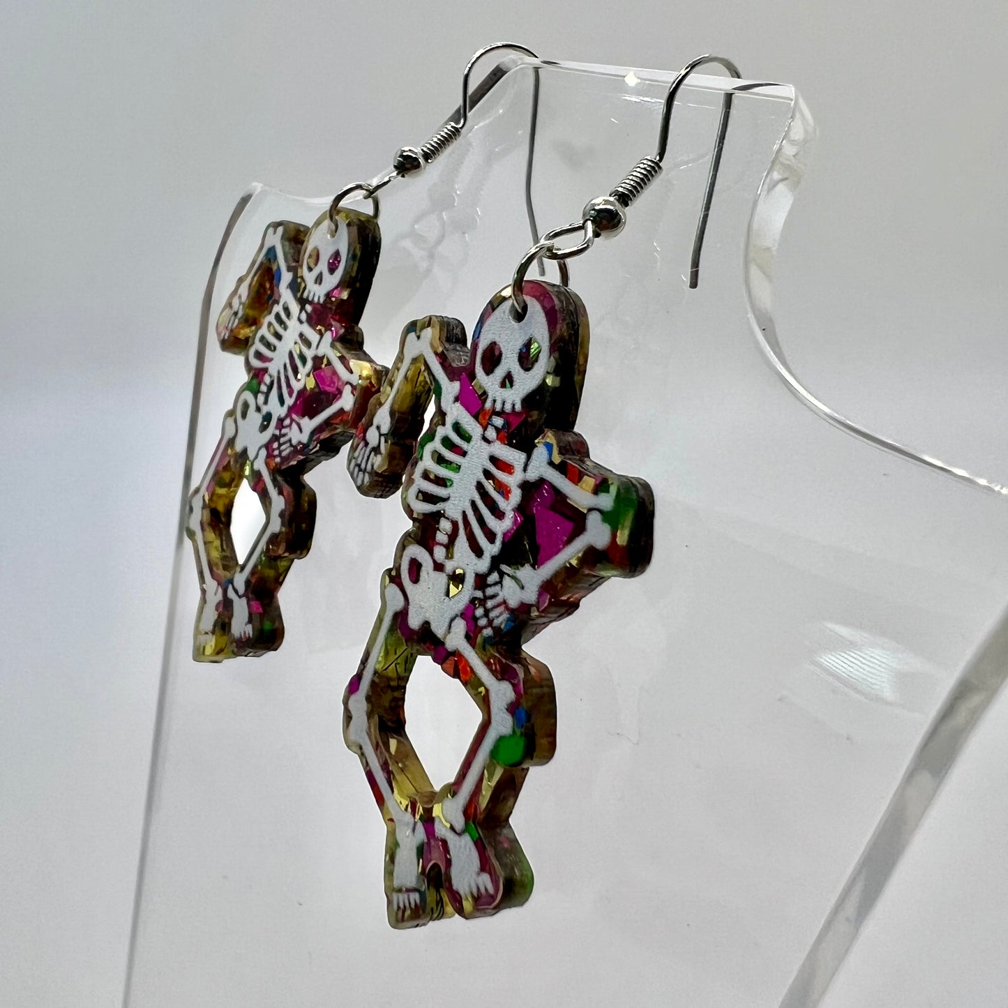 Dancing Skeleton Earrings