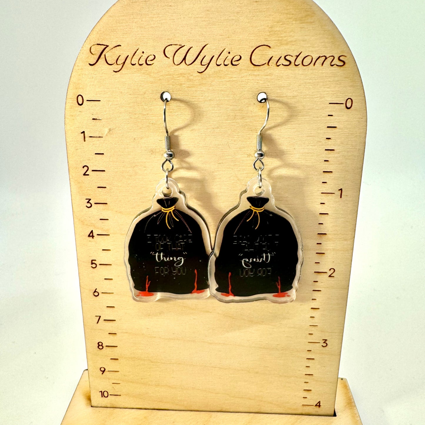 Murder Trash Earrings