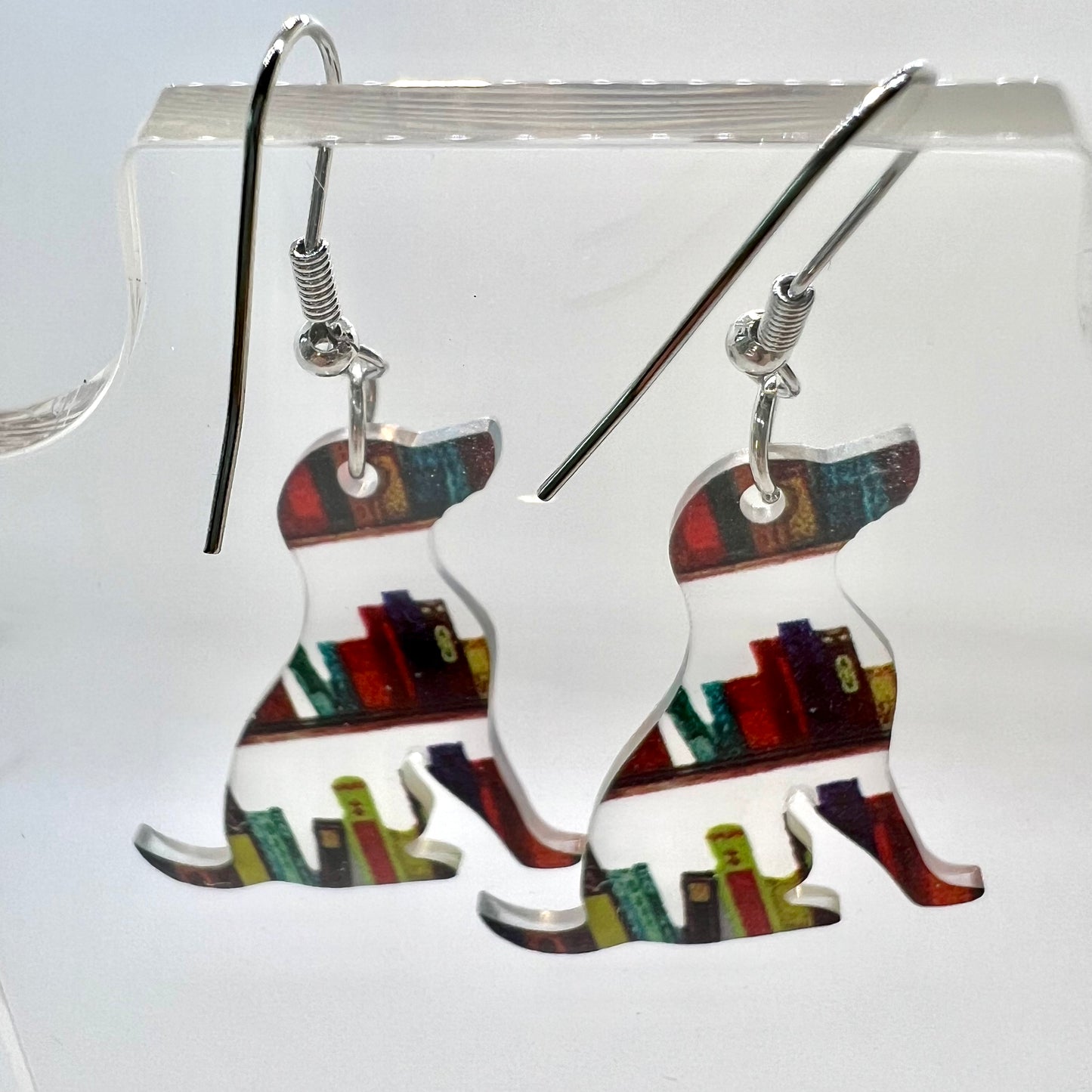 Book Earrings