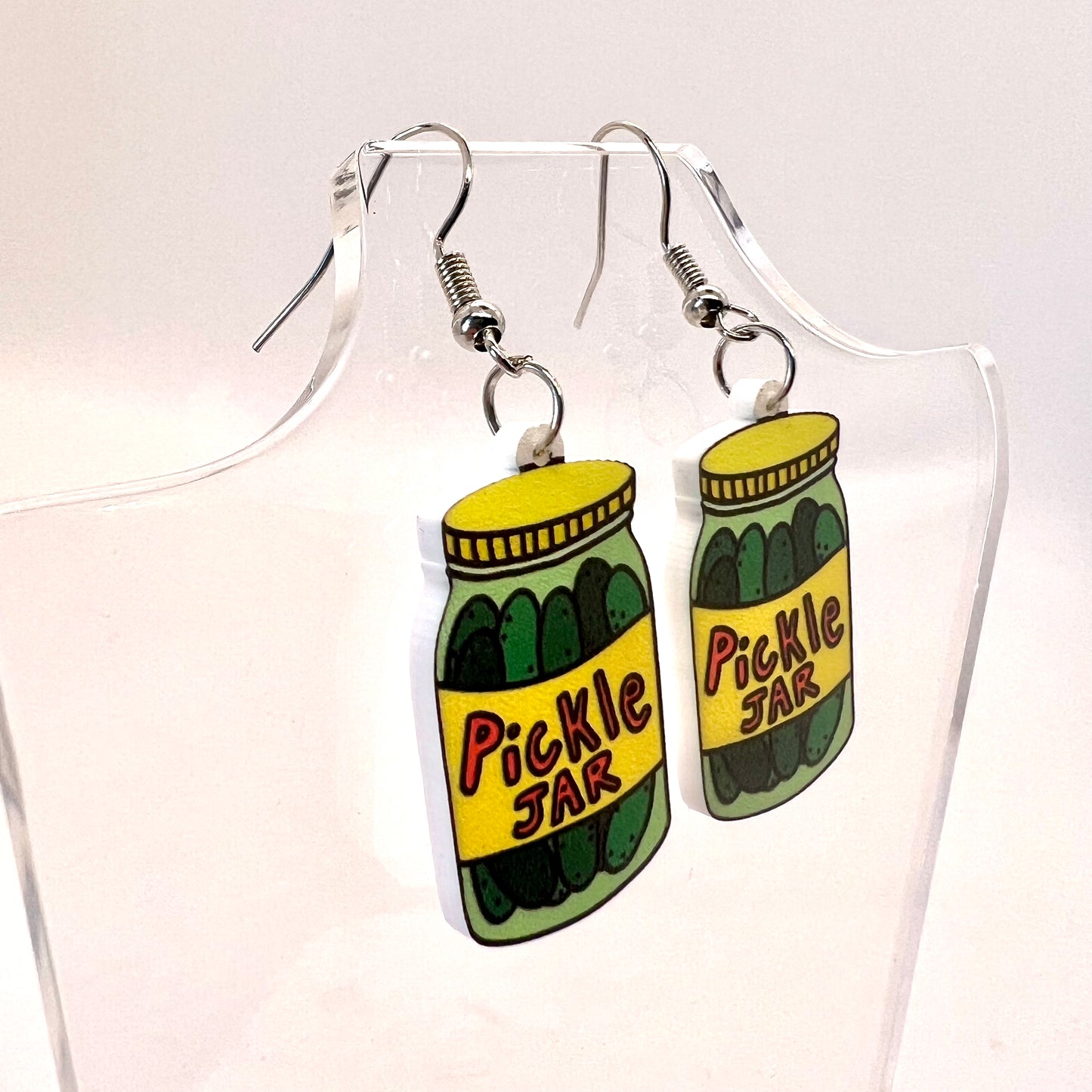 Pickle Jar Earrings
