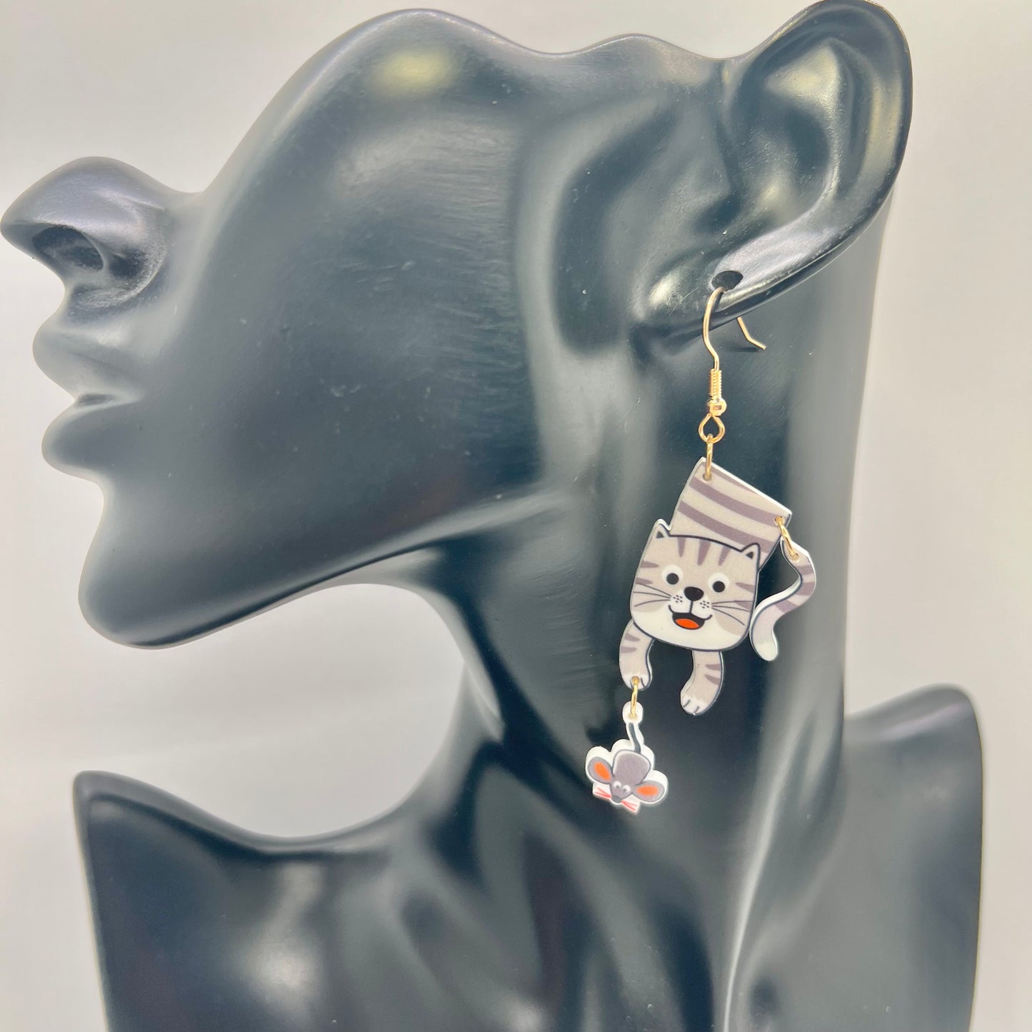 Cat & Mouse Earrings