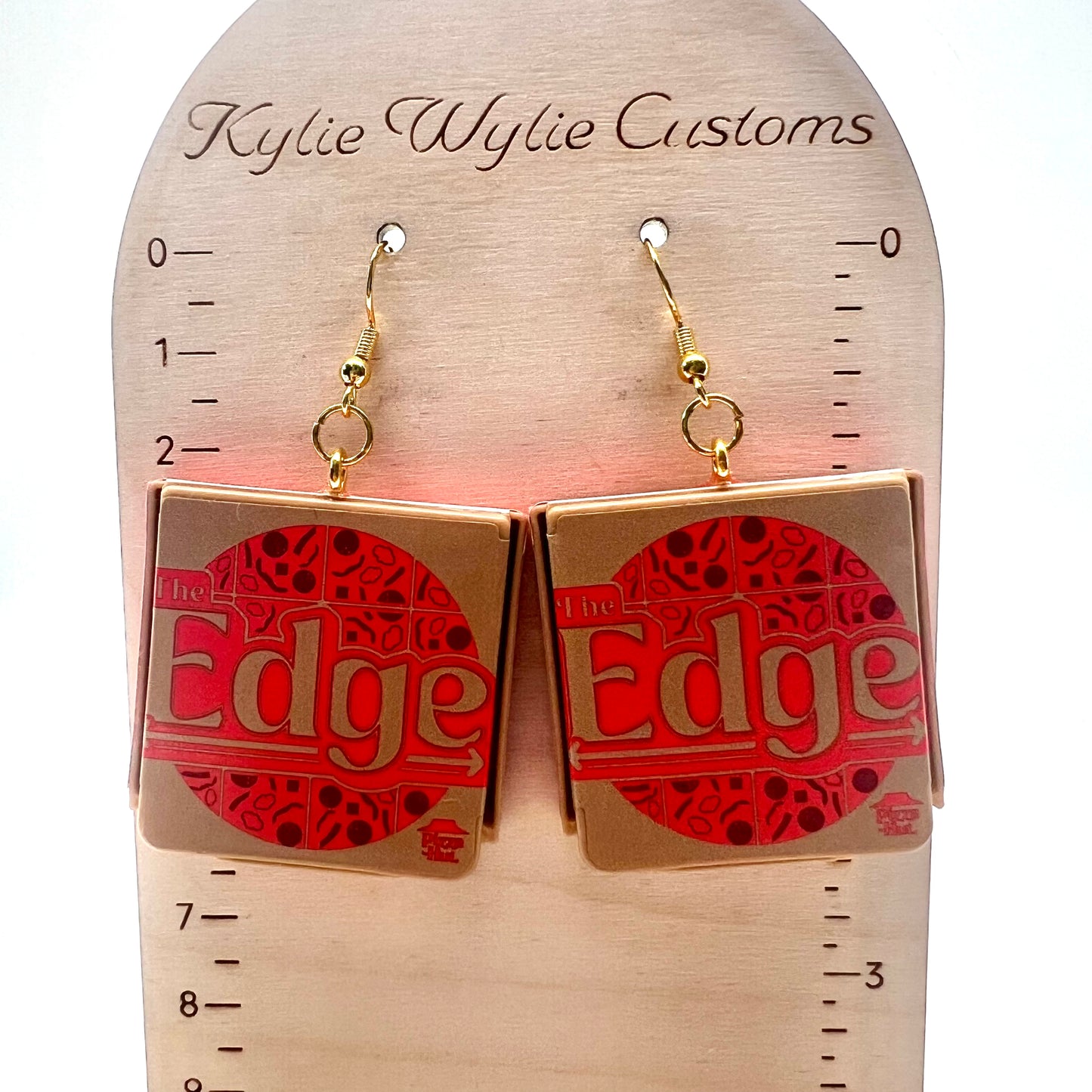 Pizza Hut Box Earrings