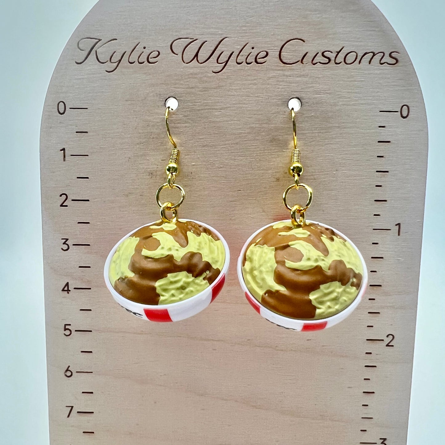 KFC Mashed Potatoes Earrings