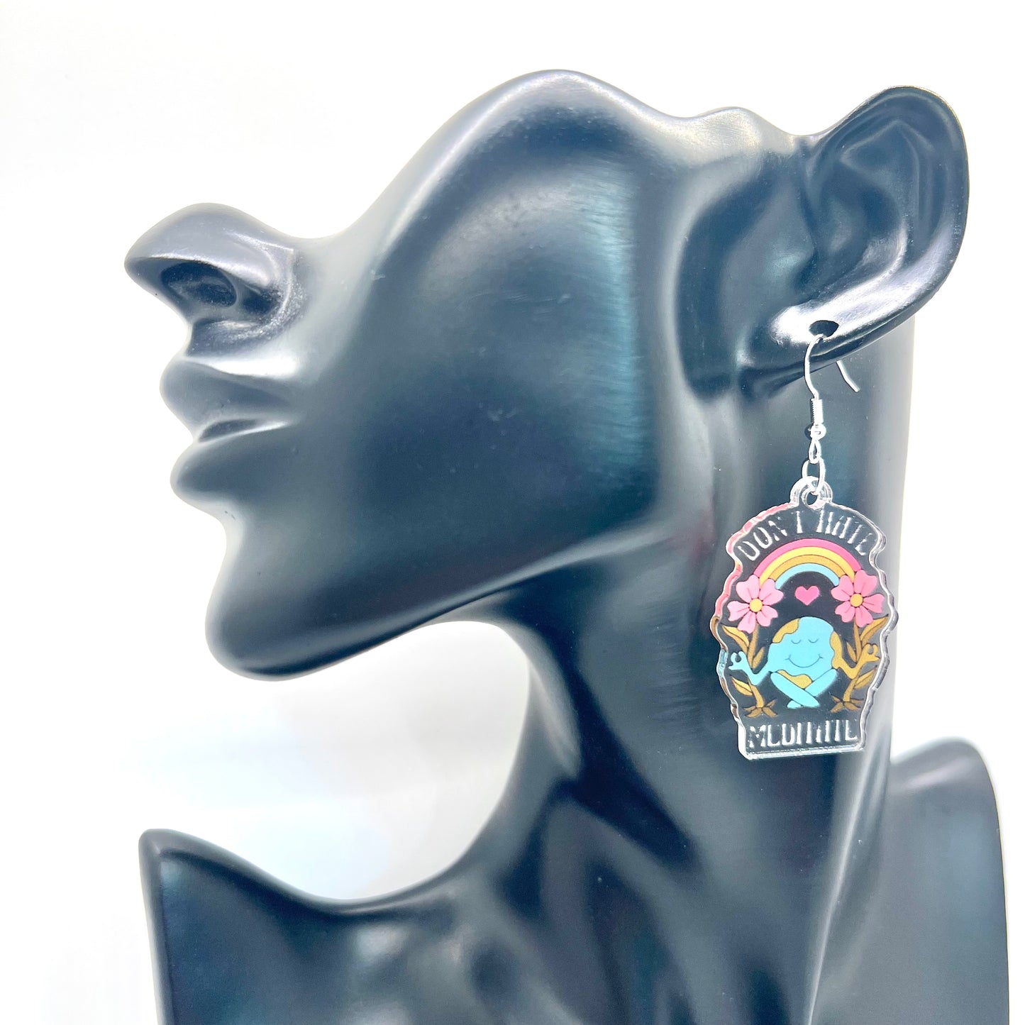 “Don’t Hate, Meditate” Earrings