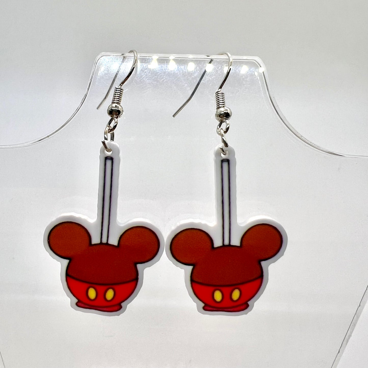 Mickey Caramel Apple Earrings