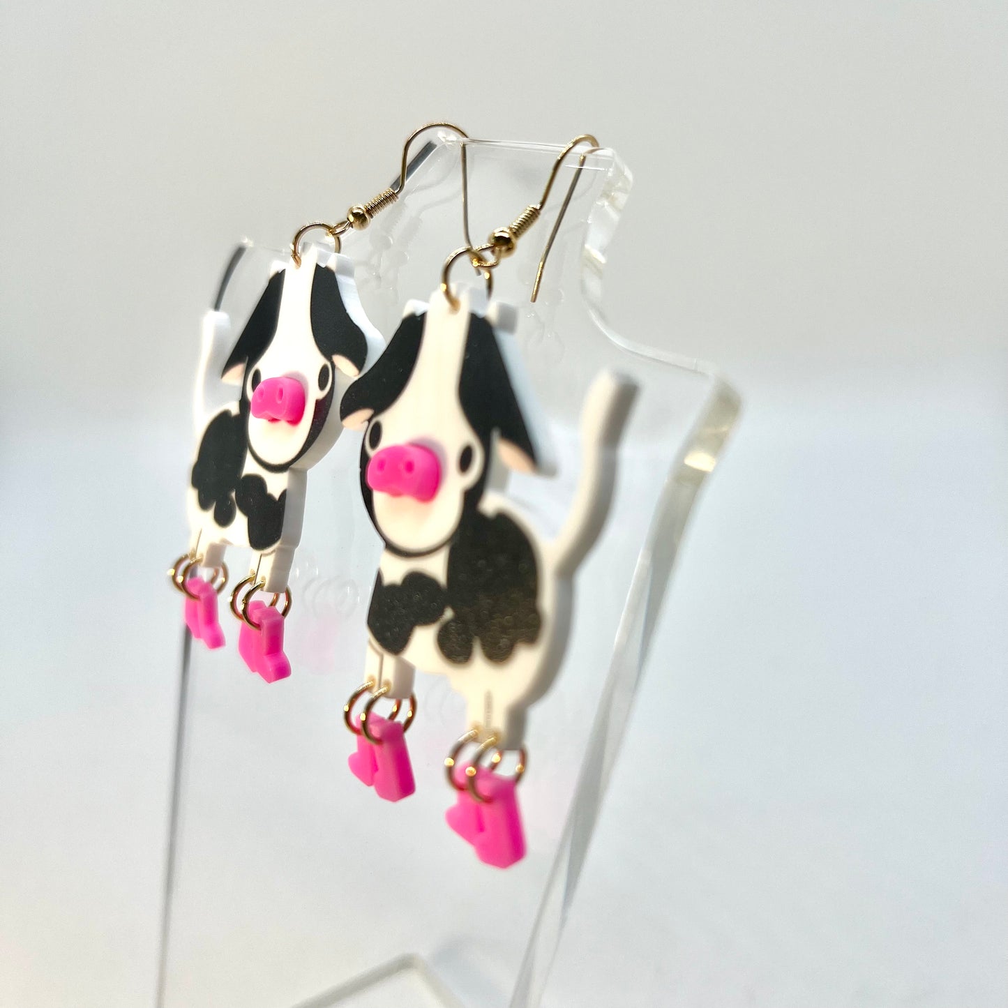 Cows In Boots Earrings