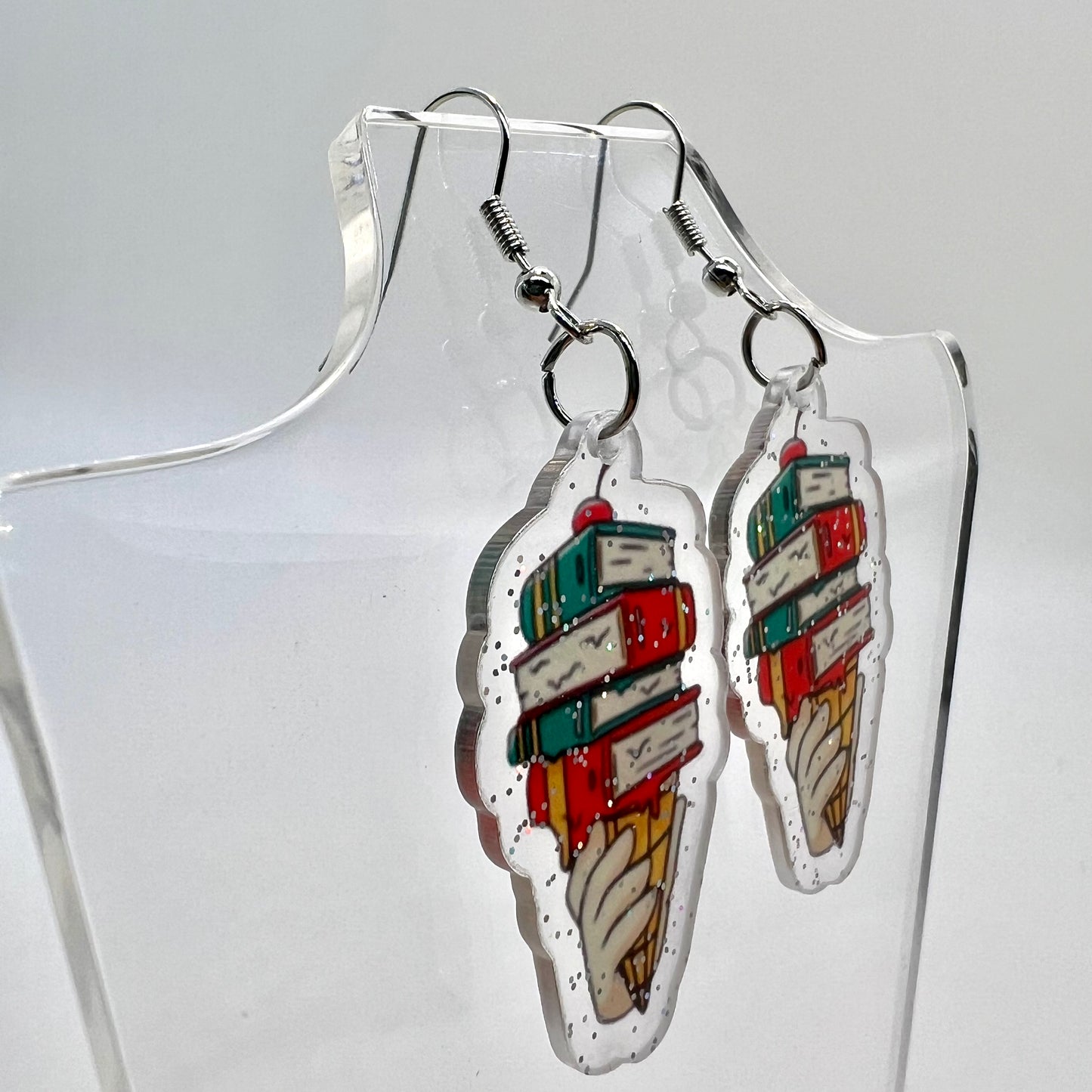 Summer Book Earrings