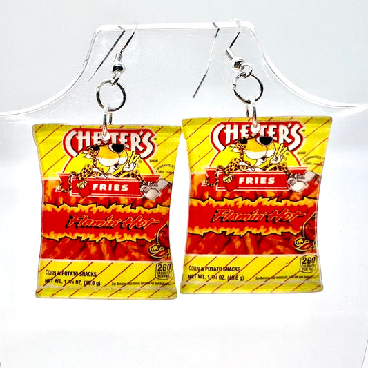 Hot Fries Chips Earrings