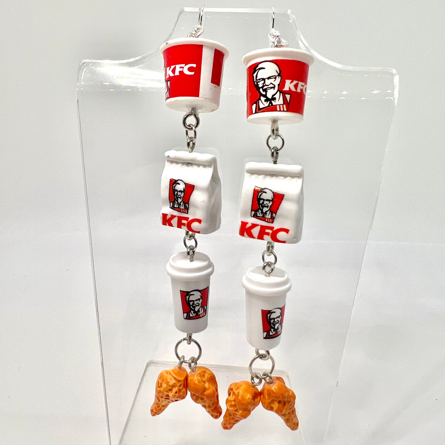 KFC Meal Chain Earrings