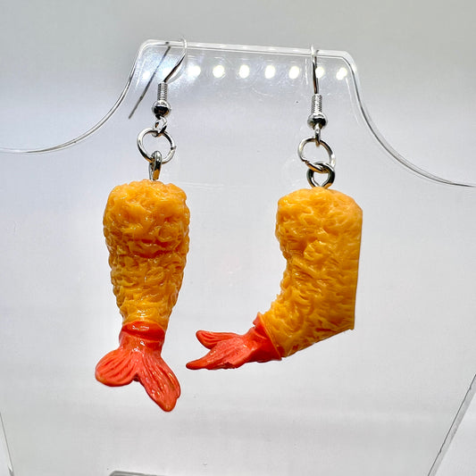 Fried Shrimp Earrings