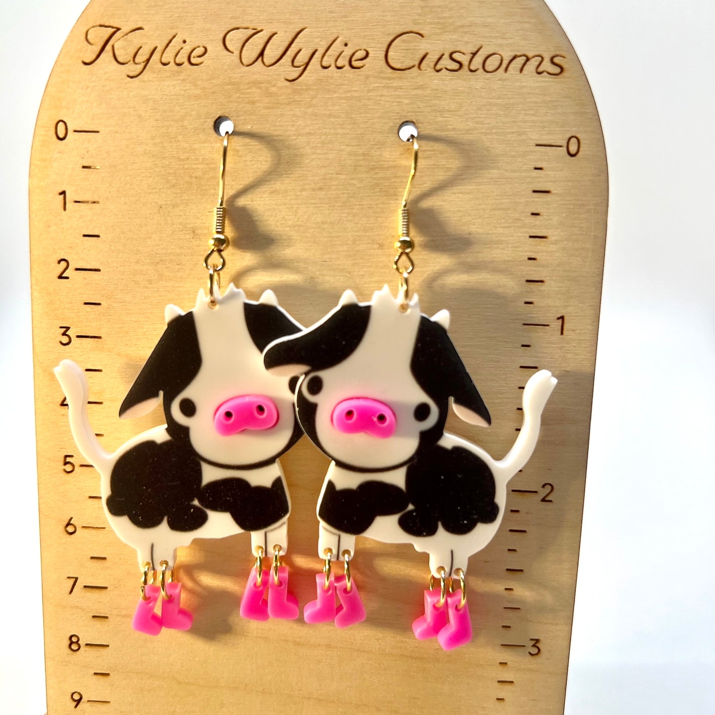 Cows In Boots Earrings