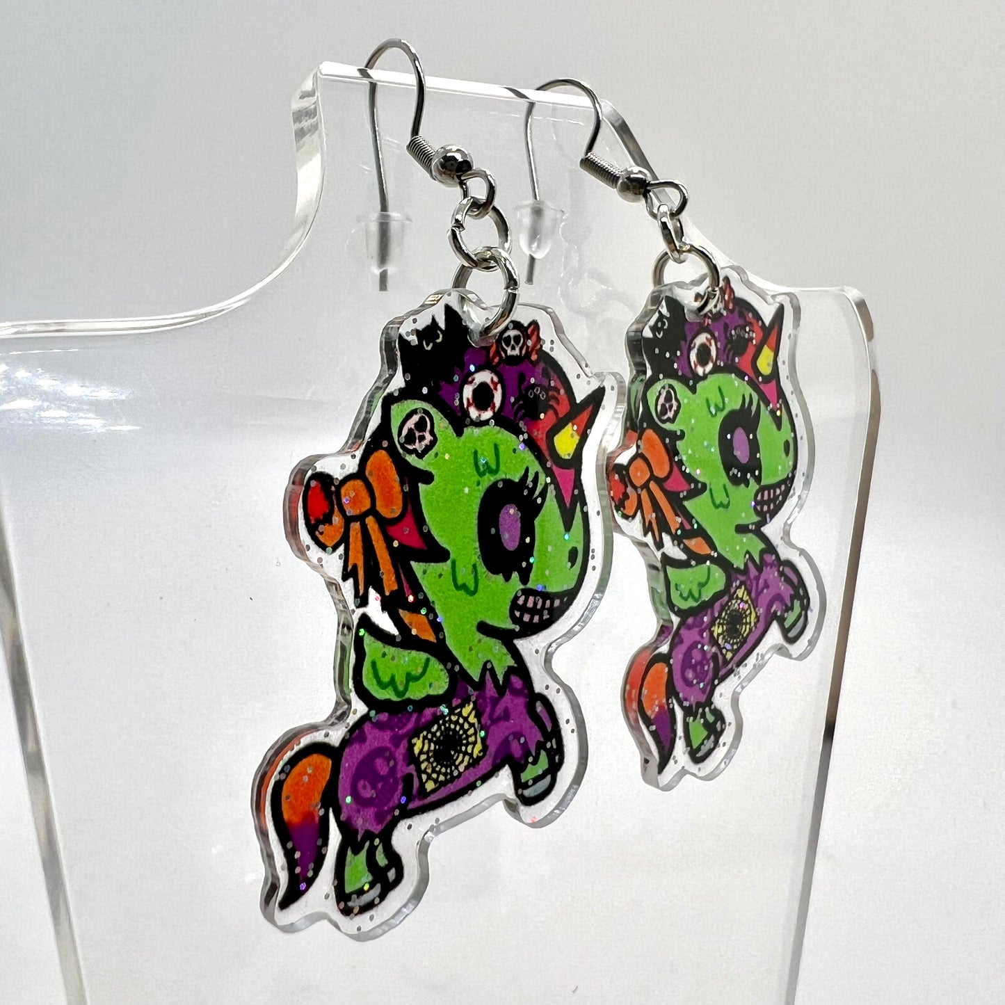 Halloween Unicorn Earrings