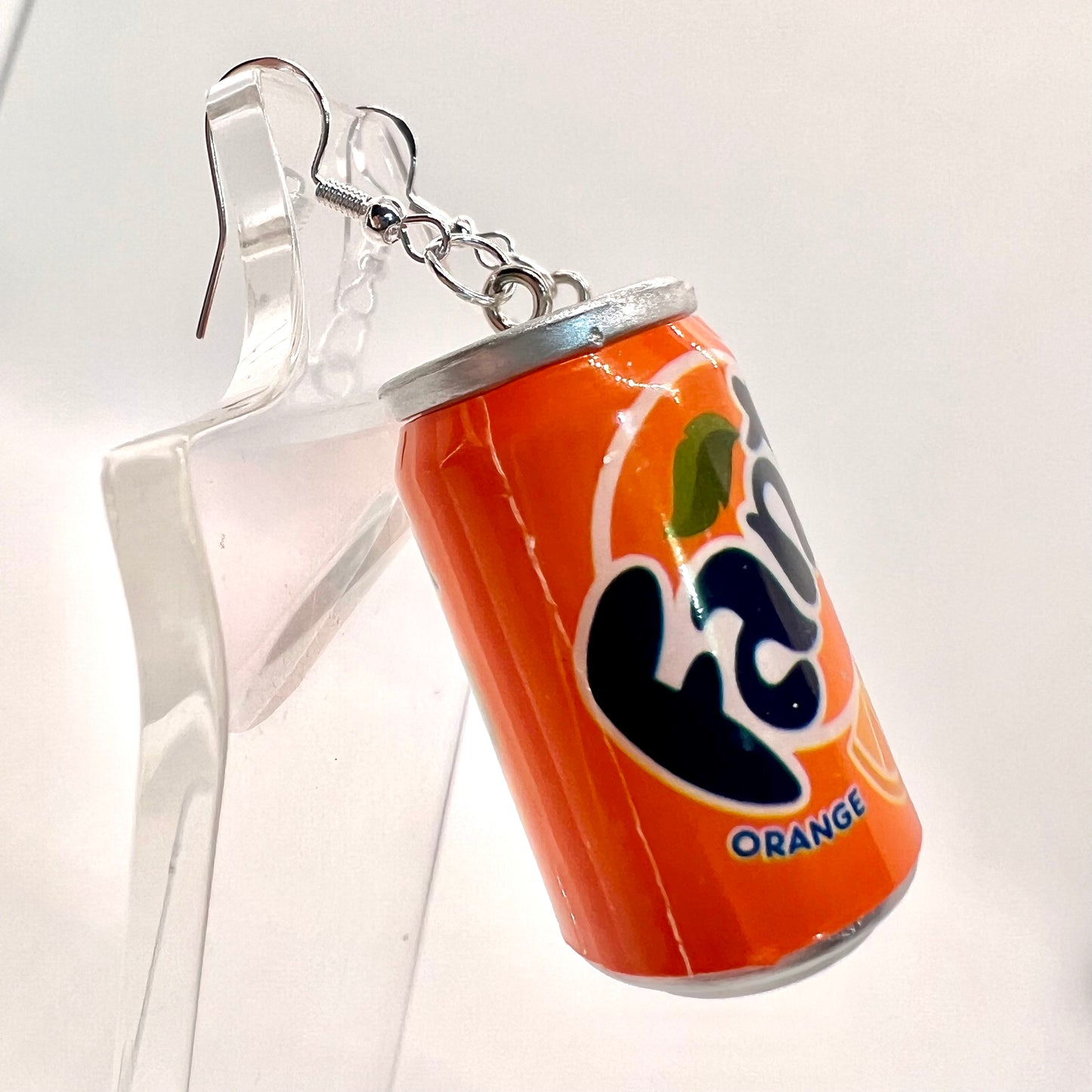 Large Fanta Can Earrings