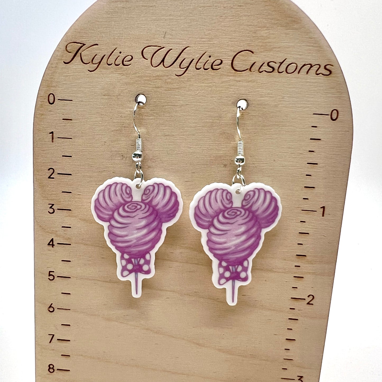 Mickey Ear Cotton Candy Earrings