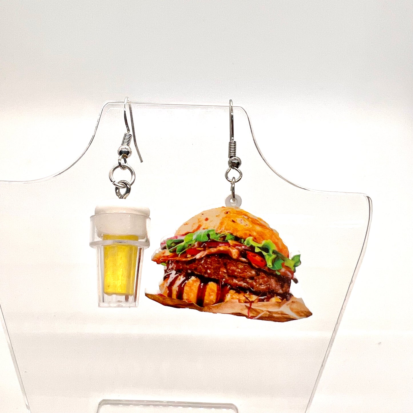 Burger & Beer Earrings