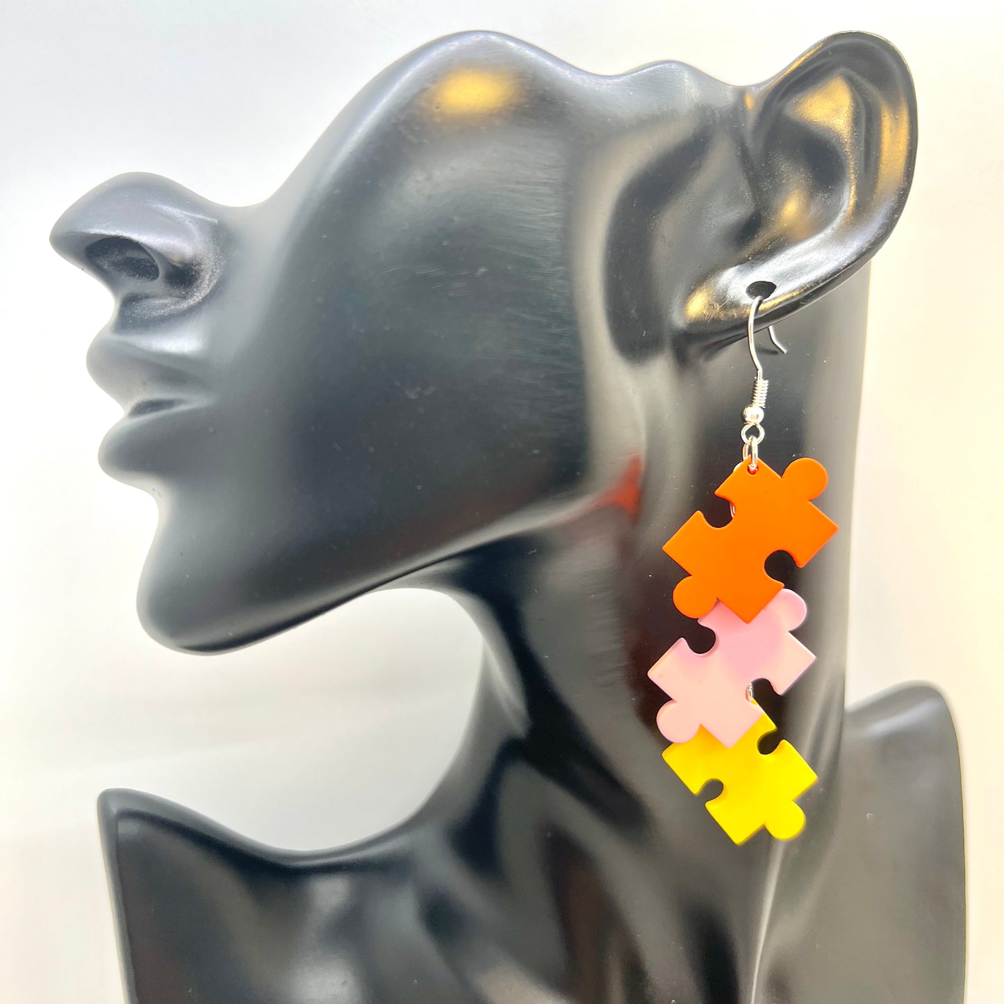 Puzzle Piece Earrings