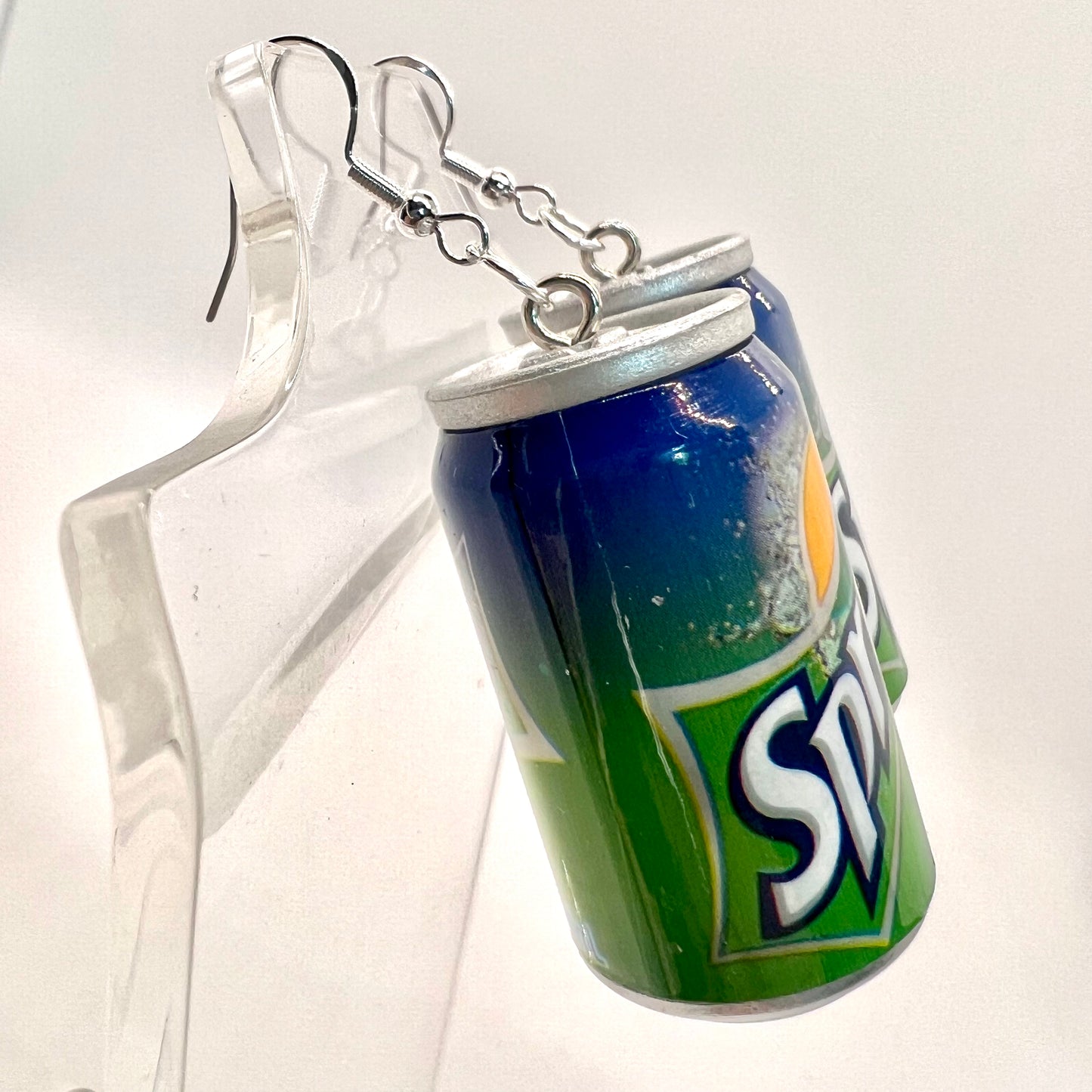 Large Sprite Can Earrings