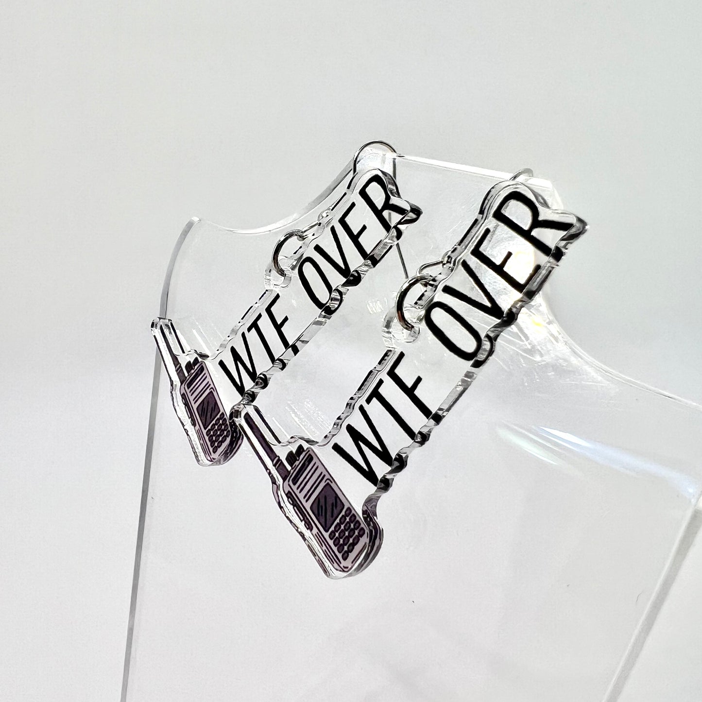 WTF Walkie Talkie Earrings