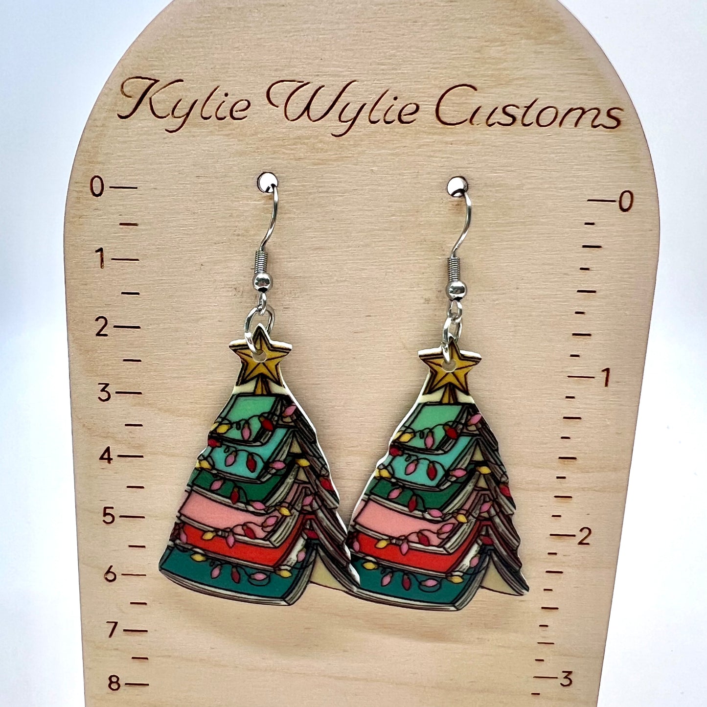 Book Tree Earrings