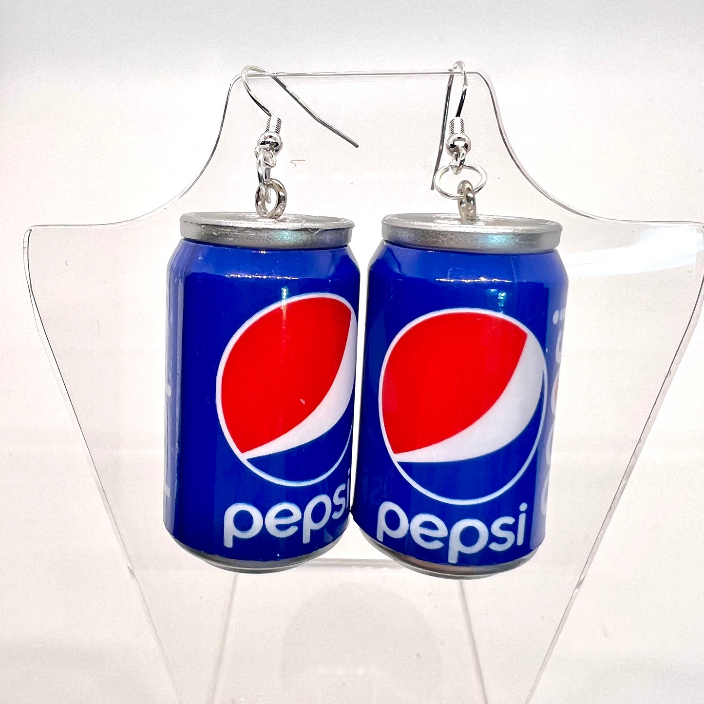 Large Pepsi Can Earrings