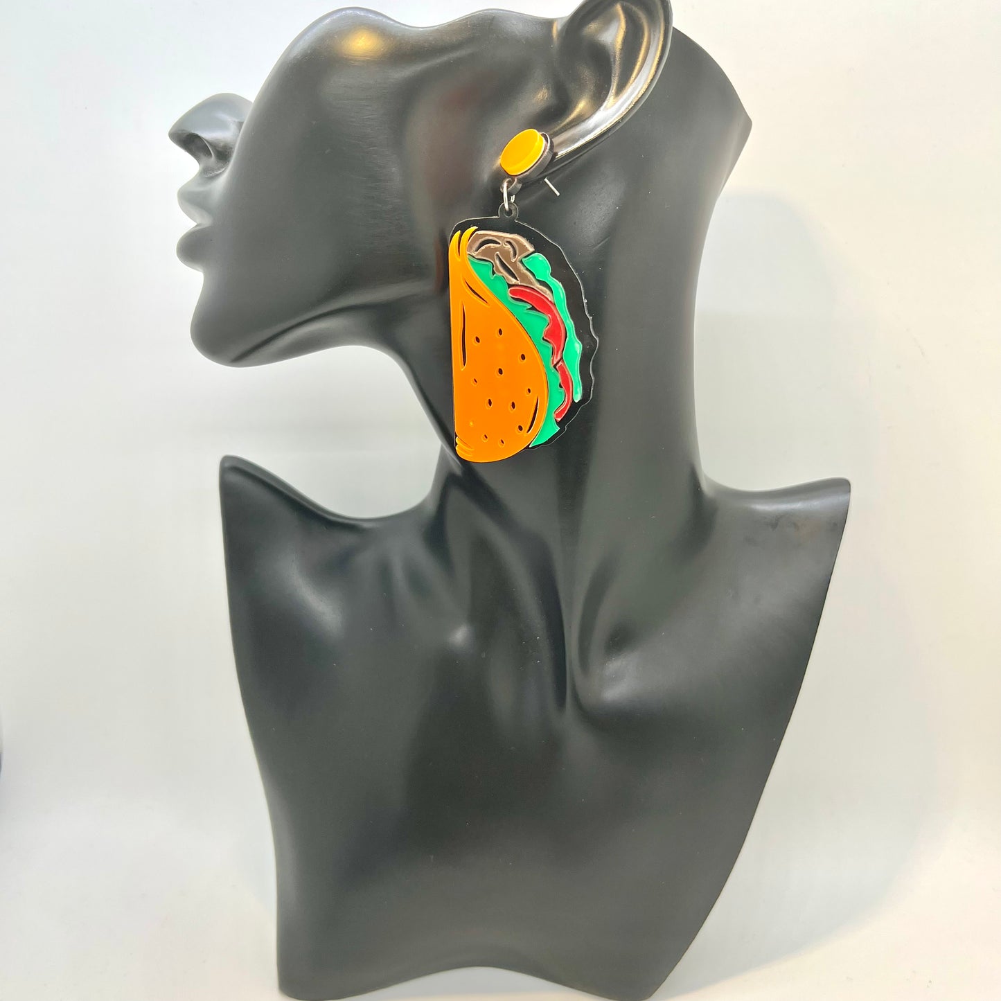 Large Taco Earrings