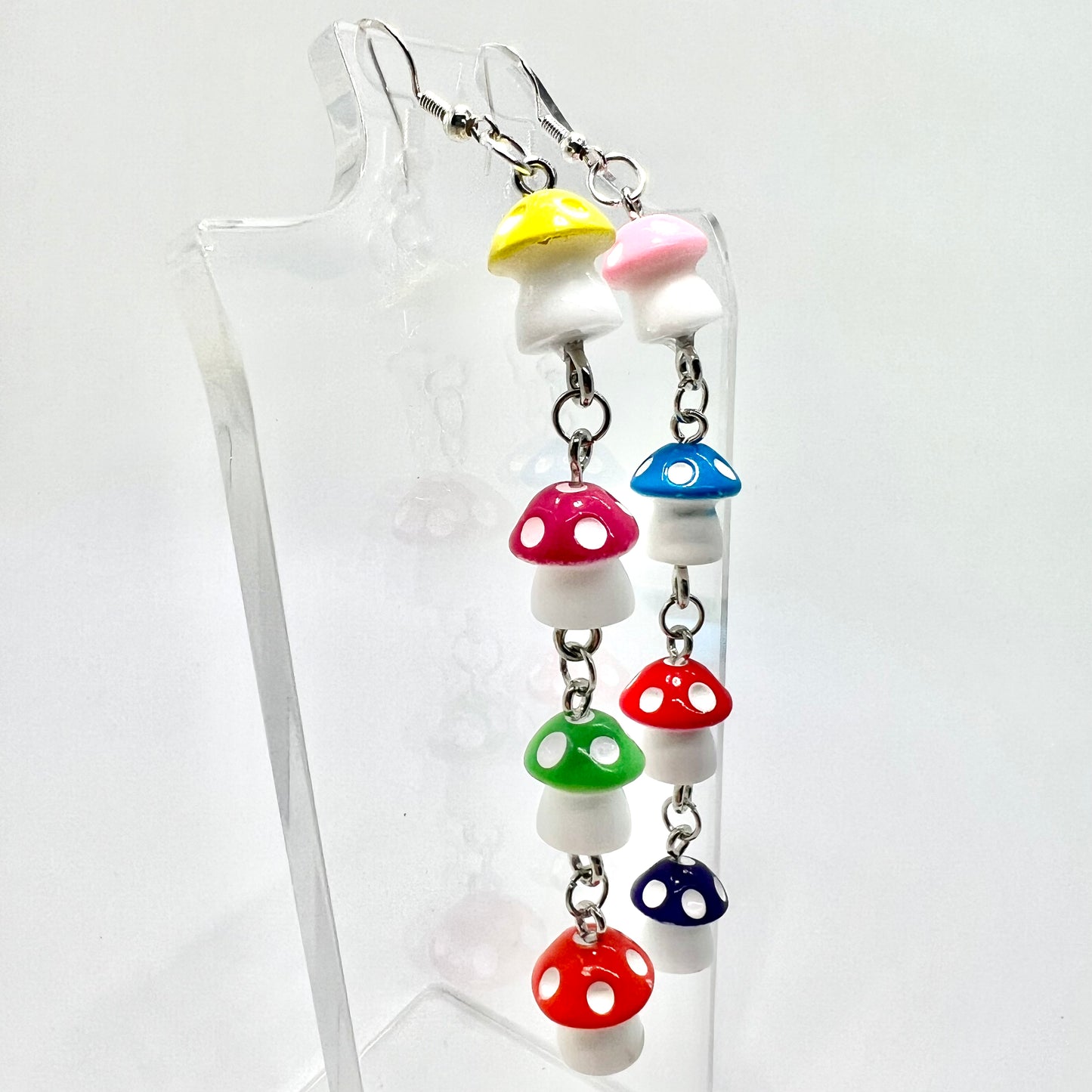 Mushroom Chain Earrings