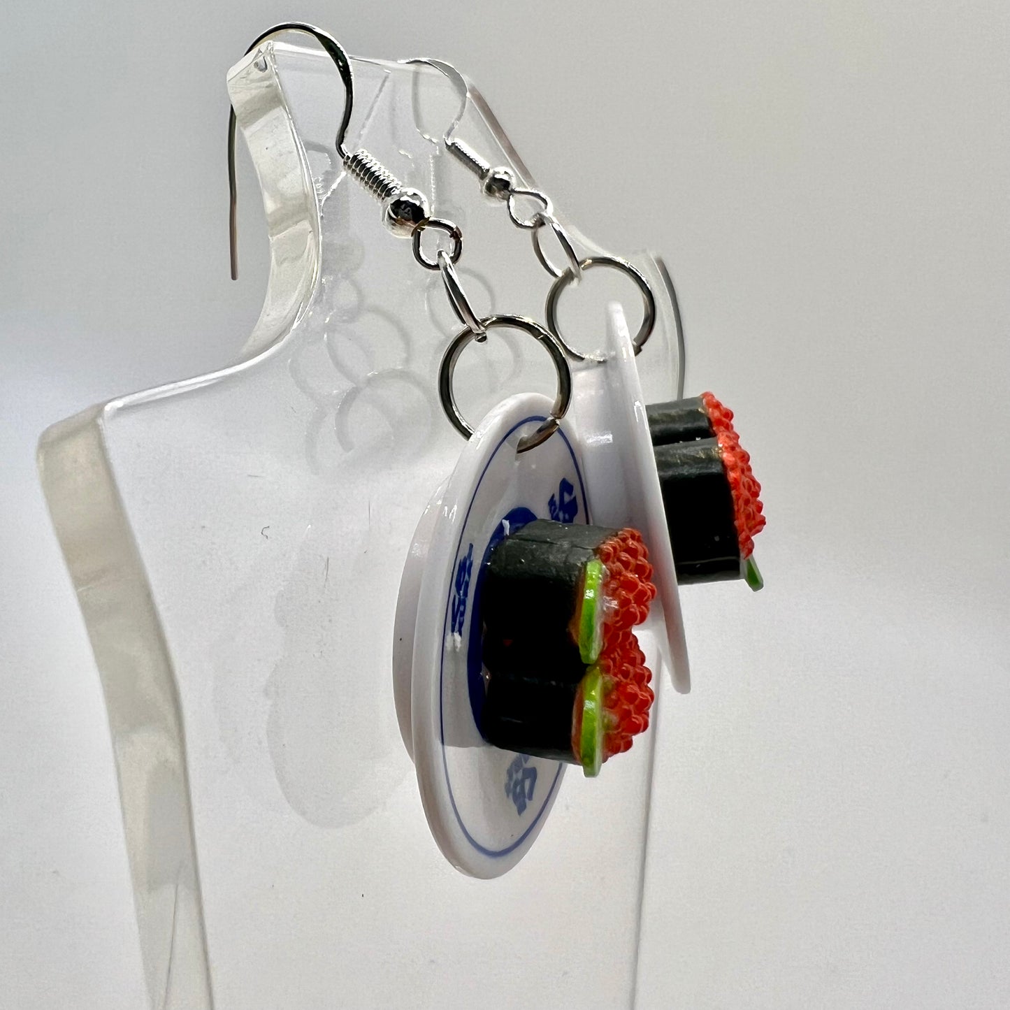 Sushi Plate Earrings