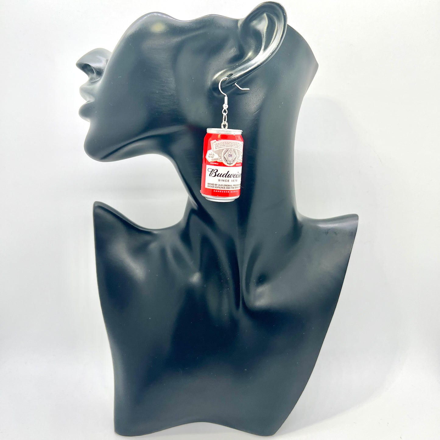 Budweiser Can Earrings