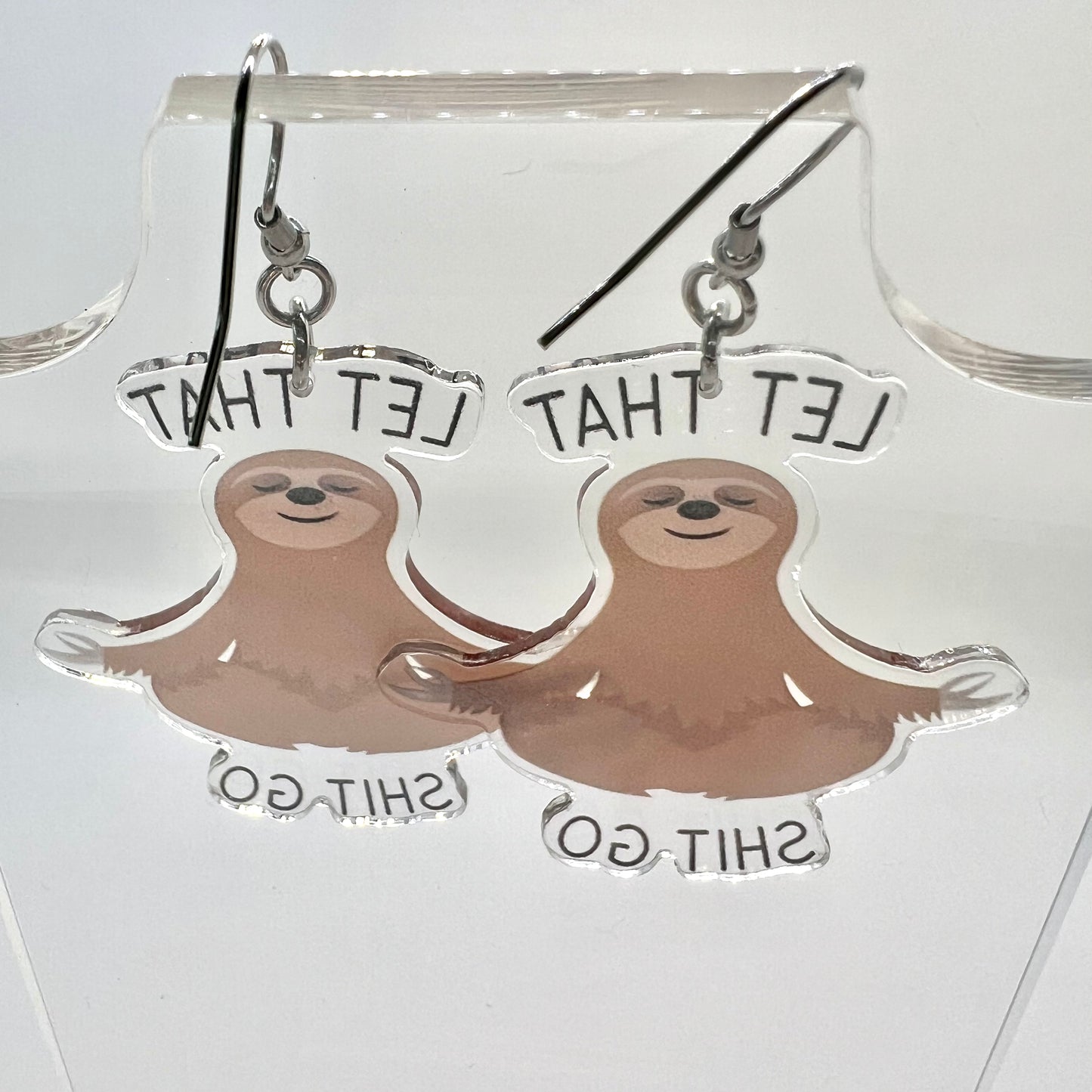 Moody Sloth Earrings