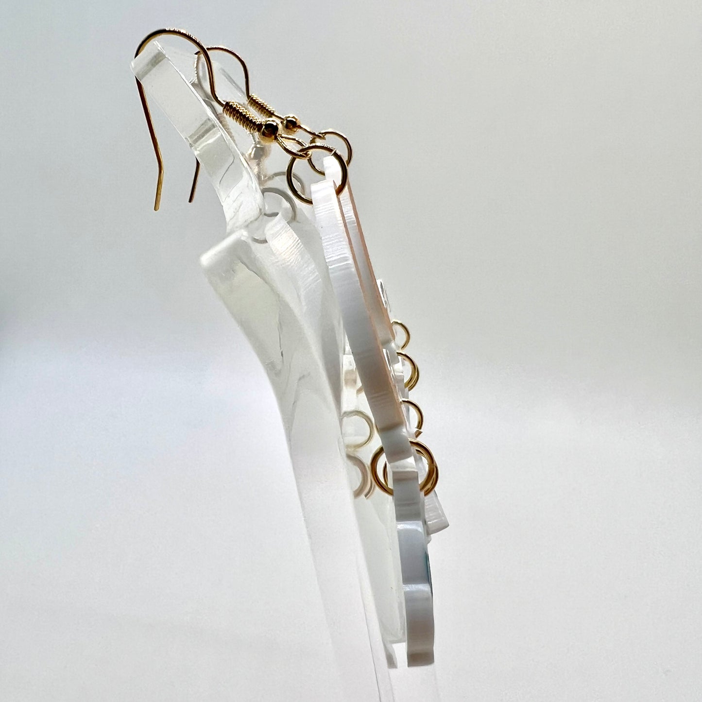 Cow & Moon Earrings