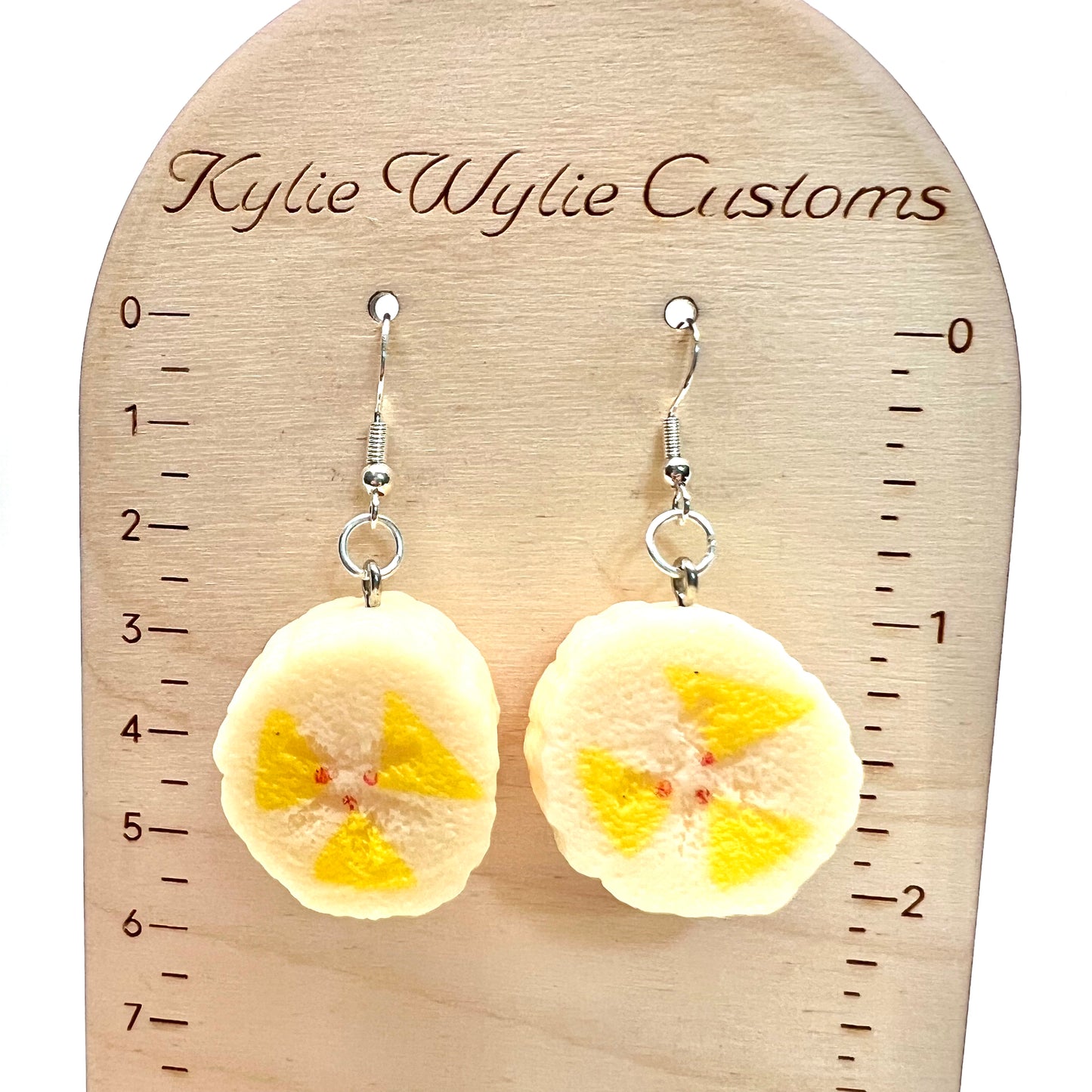 Banana Slice Earrings