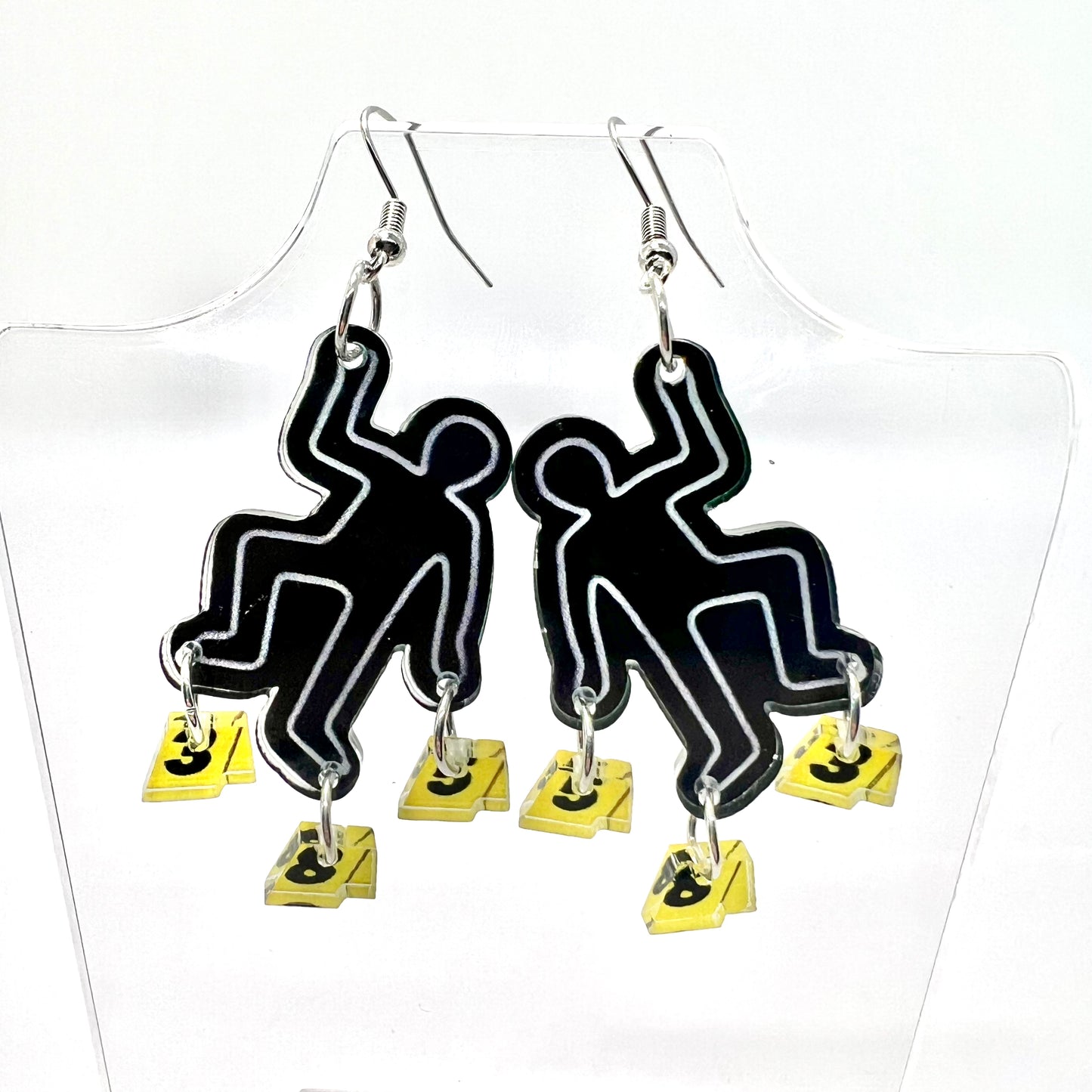 Chalk Outline Earrings