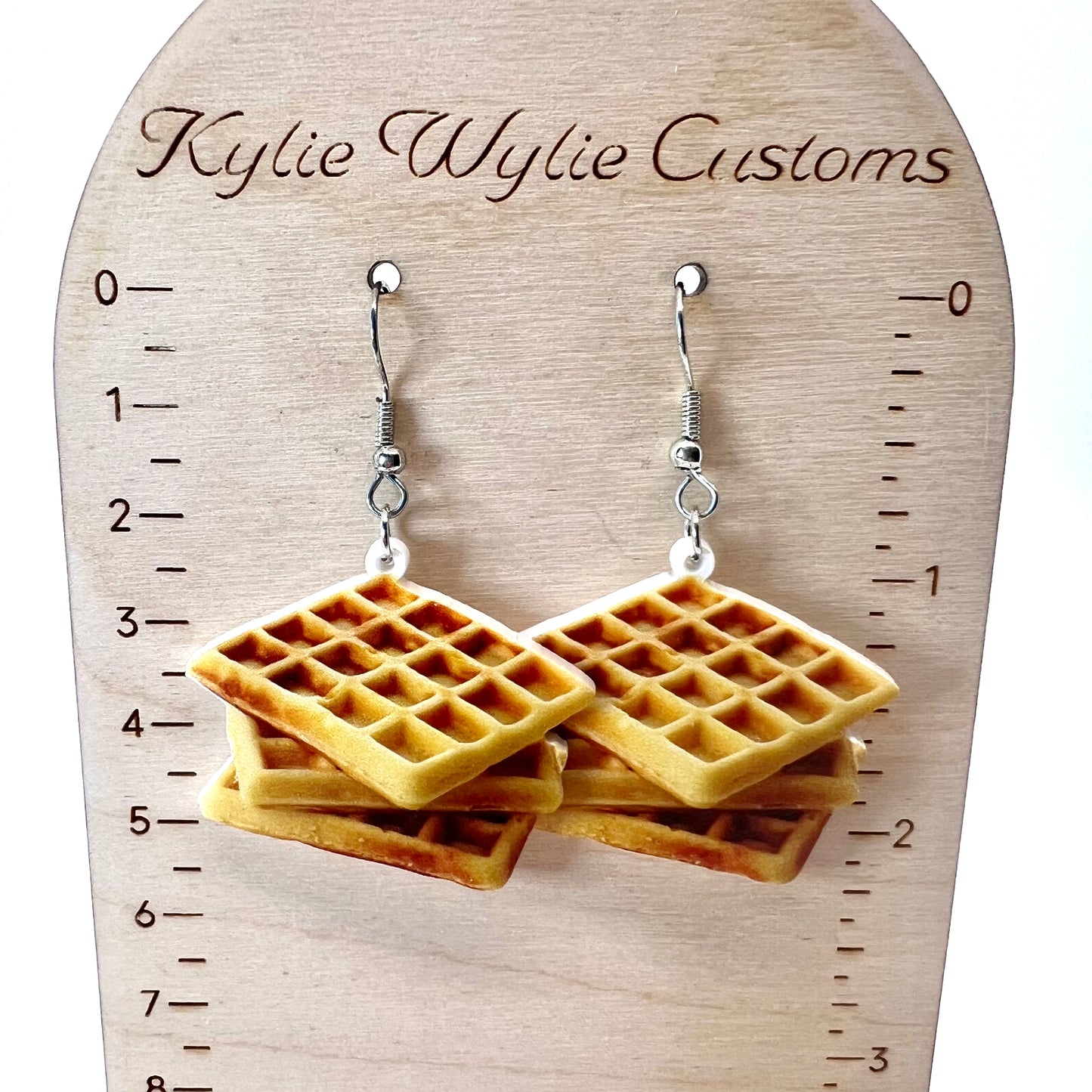 Waffle Earrings