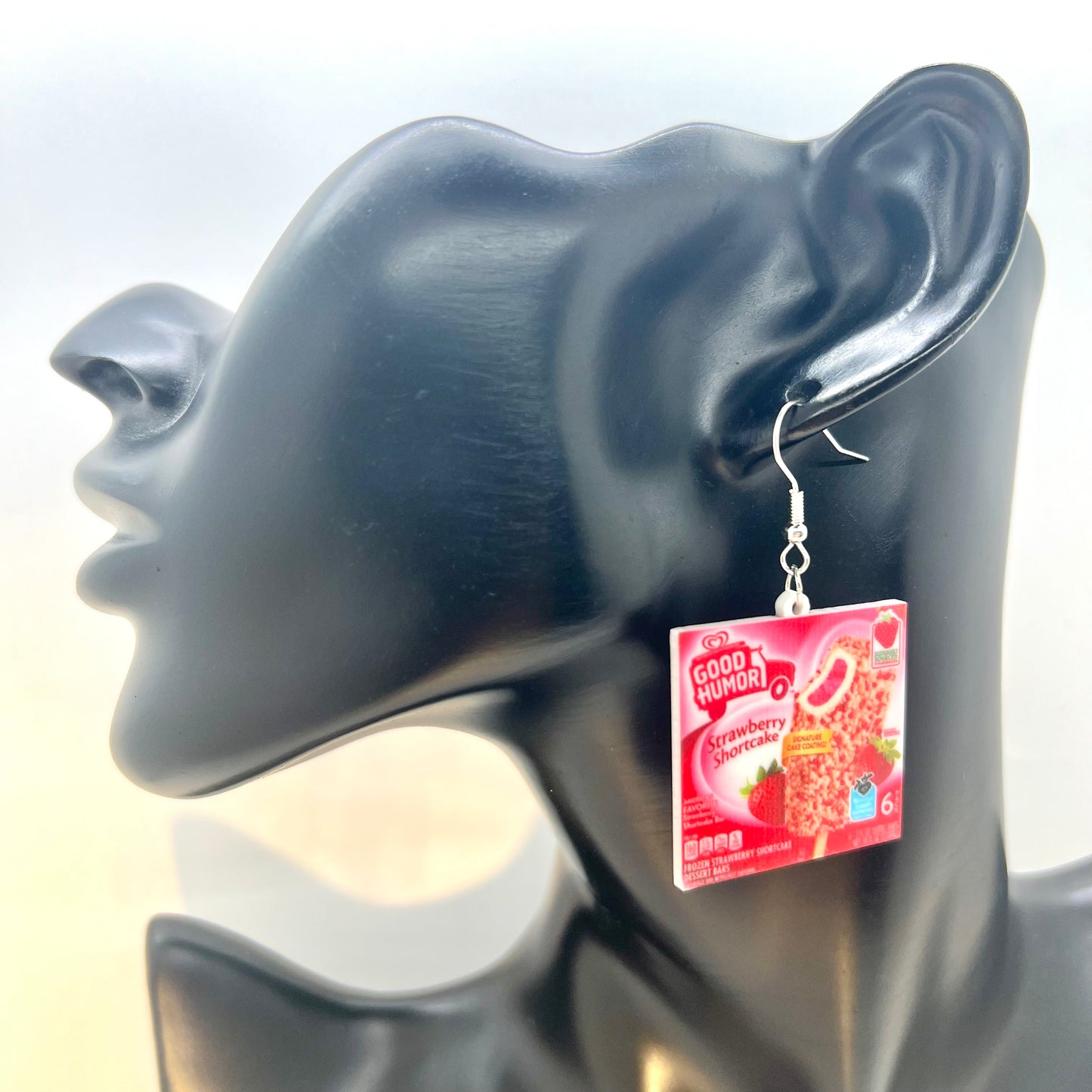 Strawberry Bar Earrings
