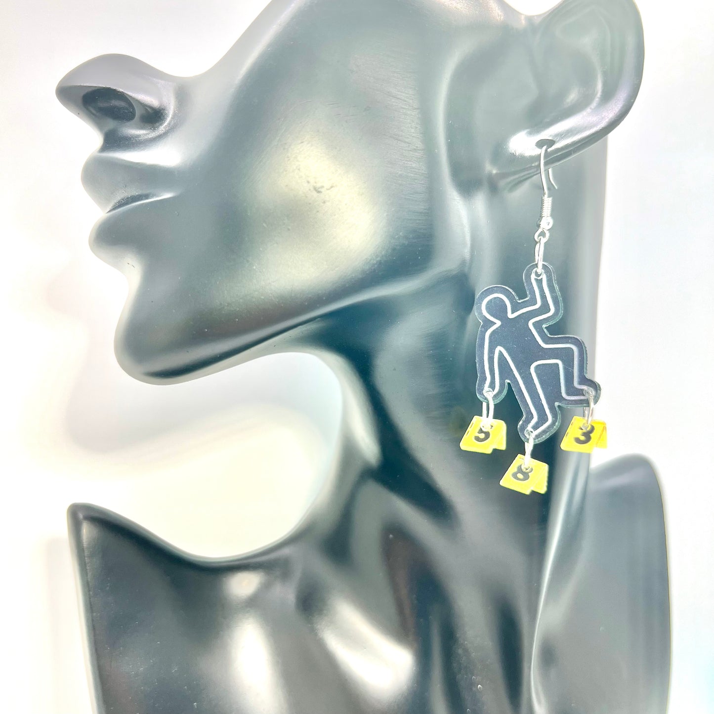 Chalk Outline Earrings