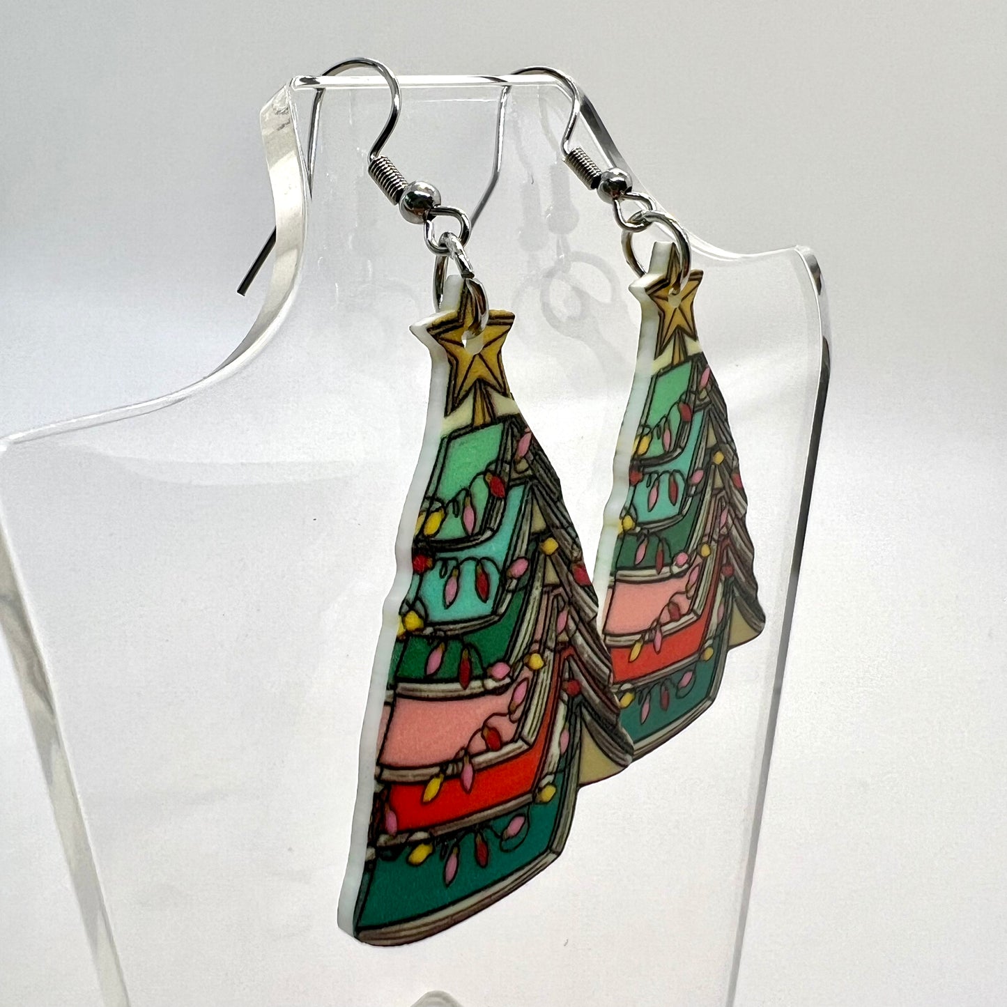 Book Tree Earrings