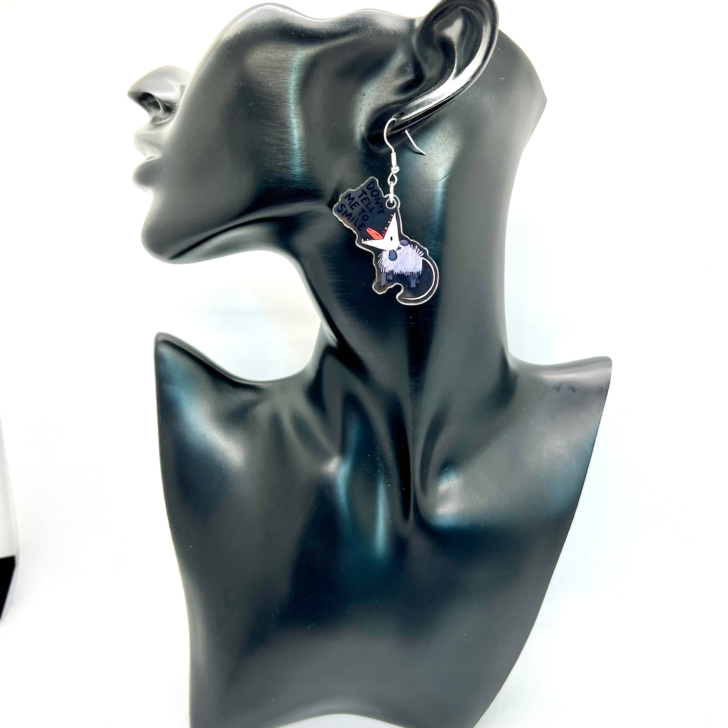 Opossum Attitude Earrings