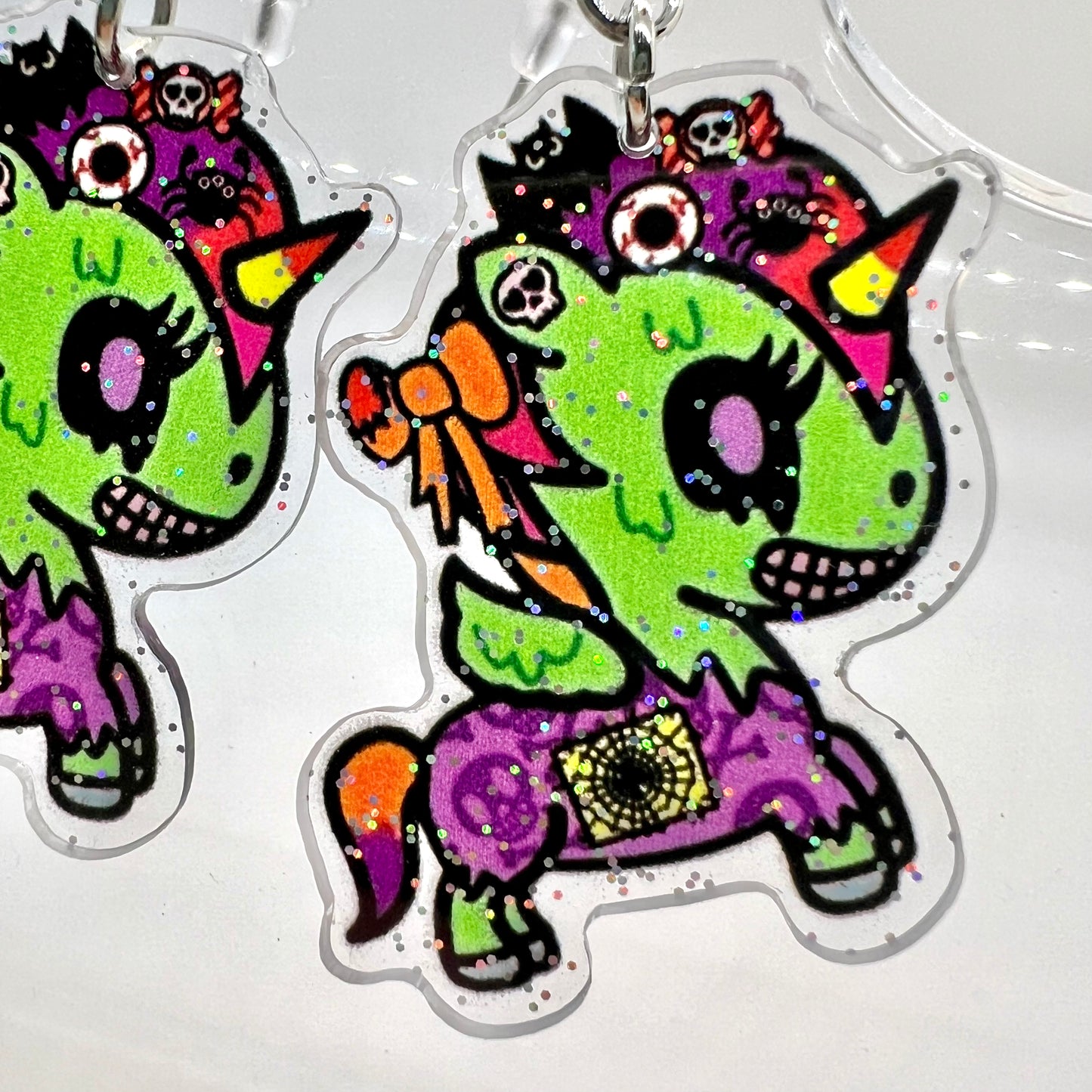 Halloween Unicorn Earrings