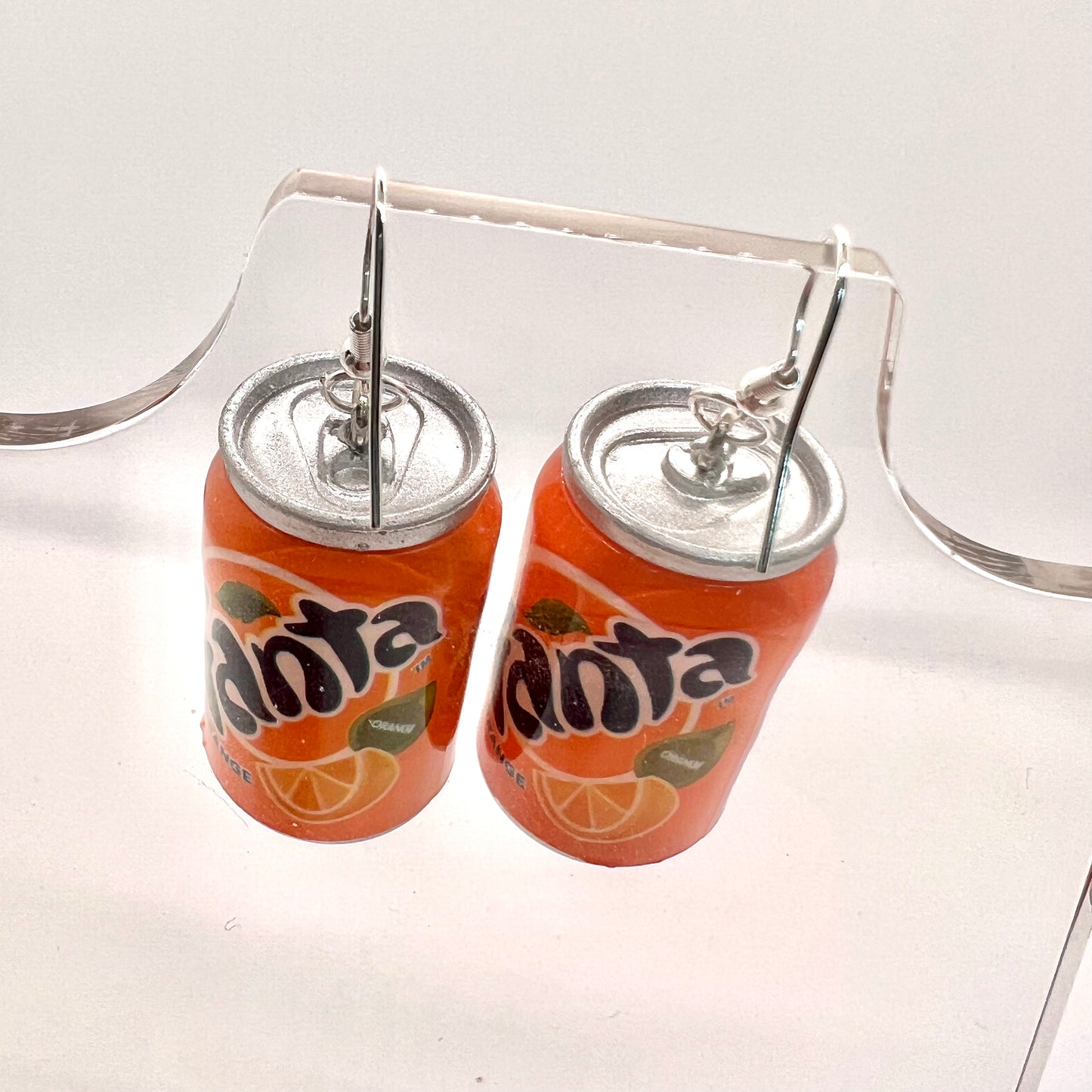 Large Fanta Can Earrings