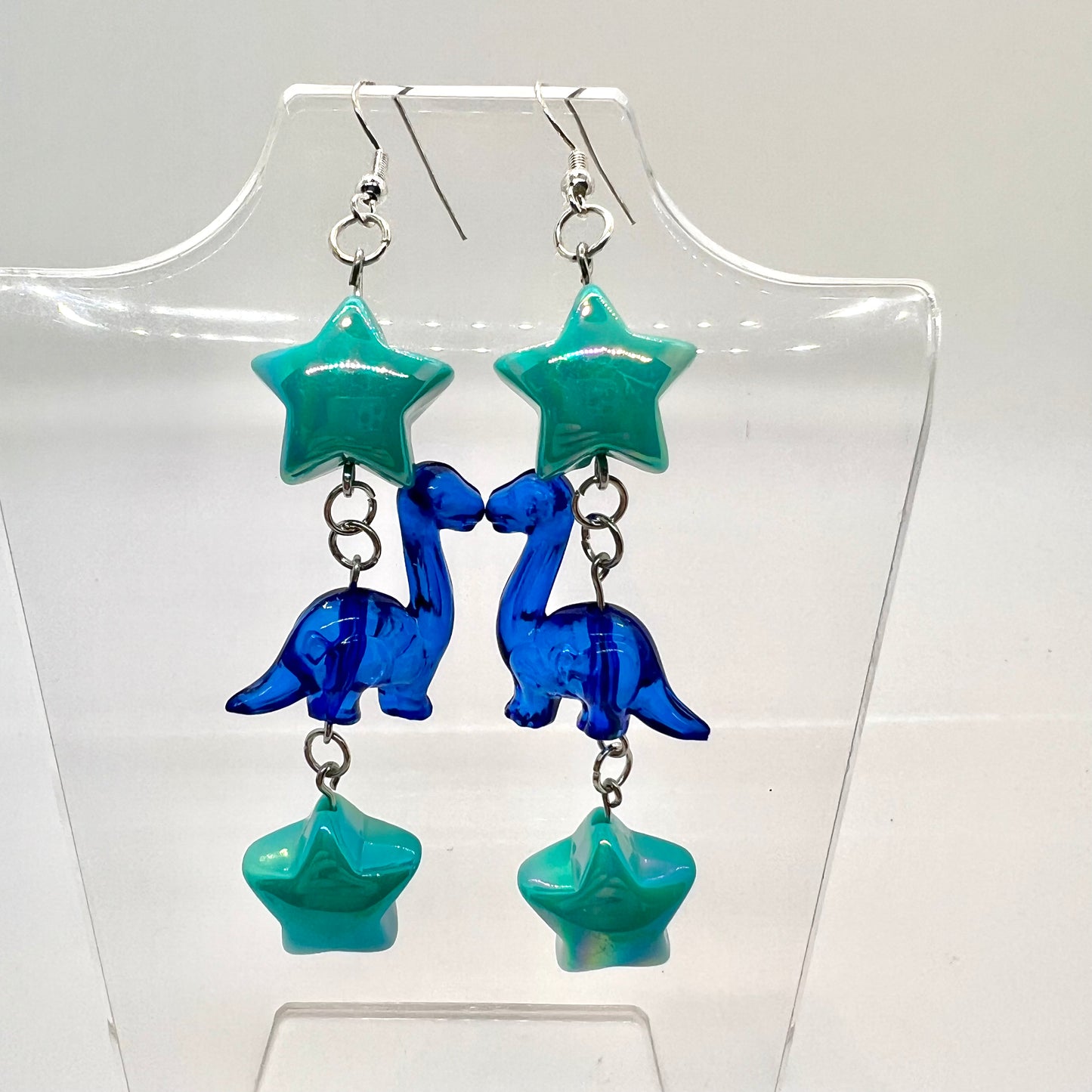Dino Star Chain Earrings